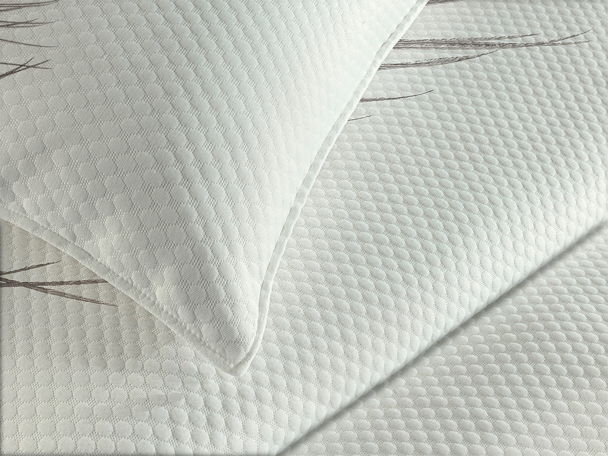 ABAKUHAUS Pavone Federe Cuscini Stampata, Piume di