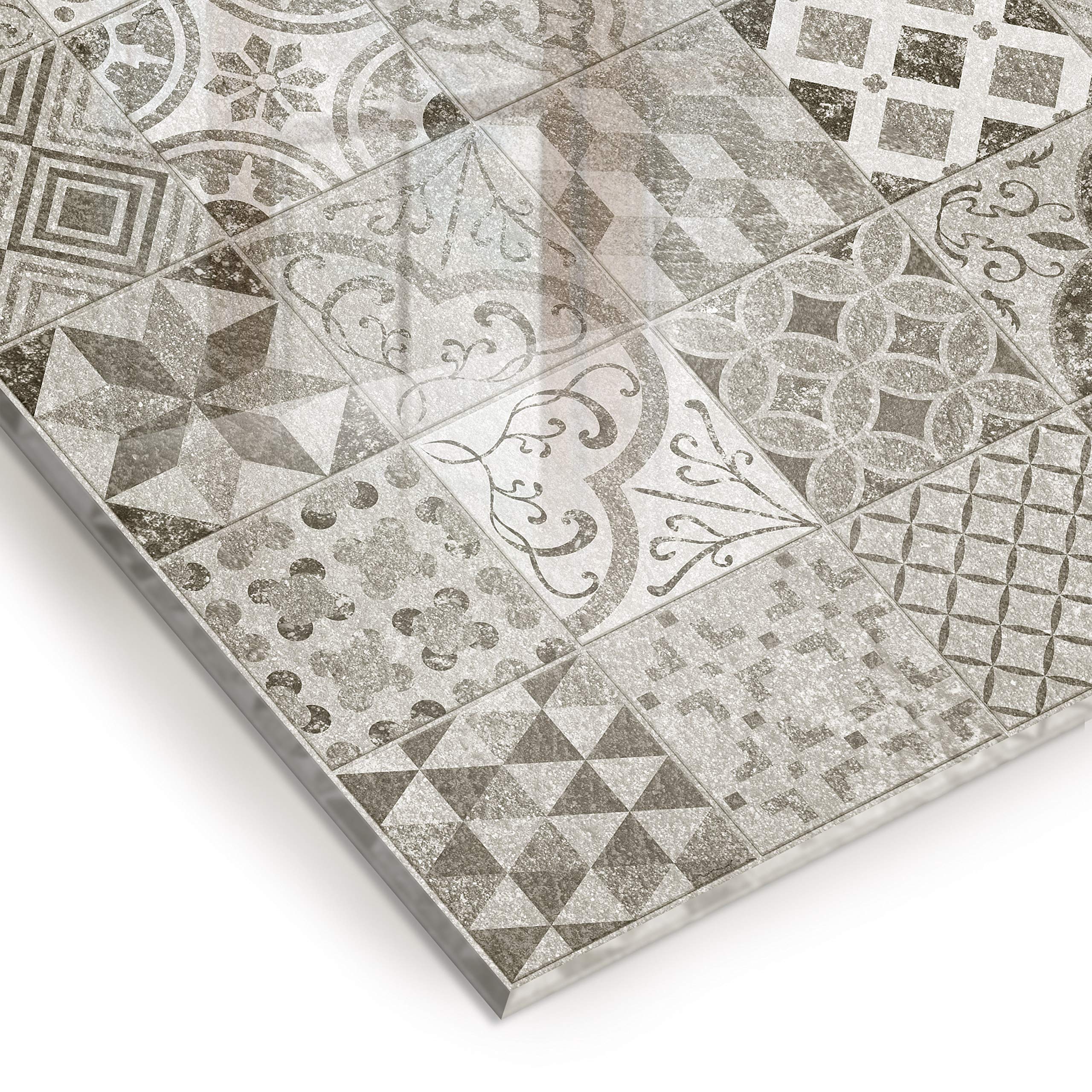 Pannello Paraschizzi Cucina In Vetro Temperato Murando - Foresta 60x60 Cm - Protezione Parete Decorativa, Facile Da Pulire