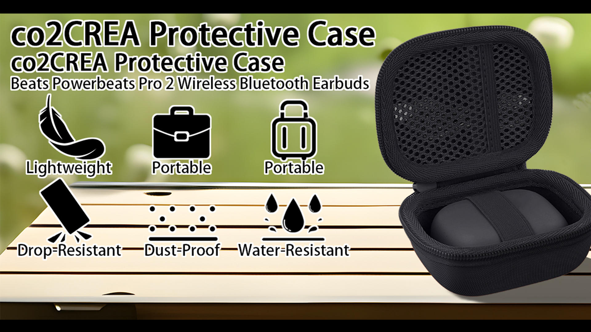 Amazon.com: co2CREA Hard Case for Beats Powerbeats Pro 2 with
