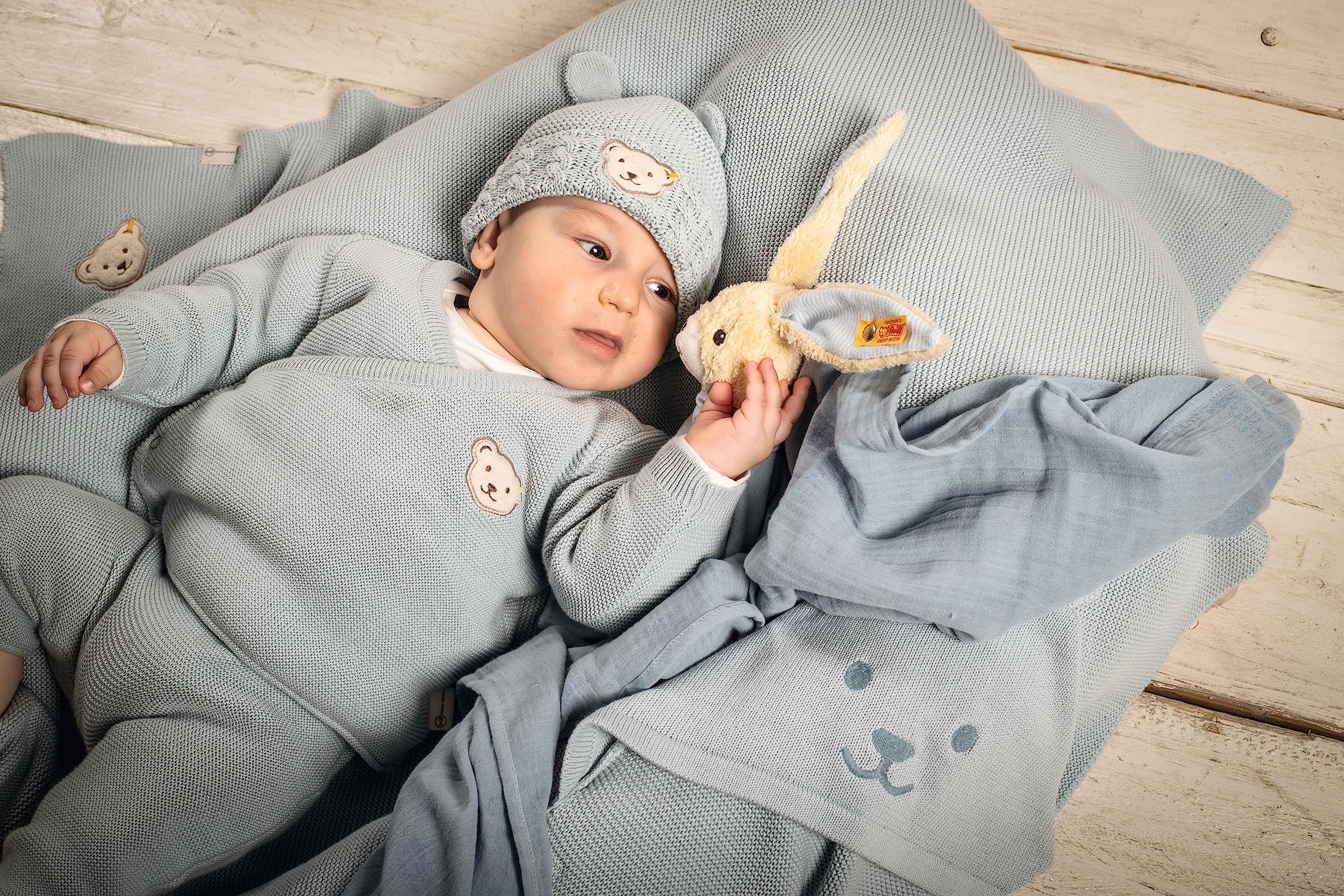Steiff Unisex Baby Set Hose + Jacke Hosen-Set