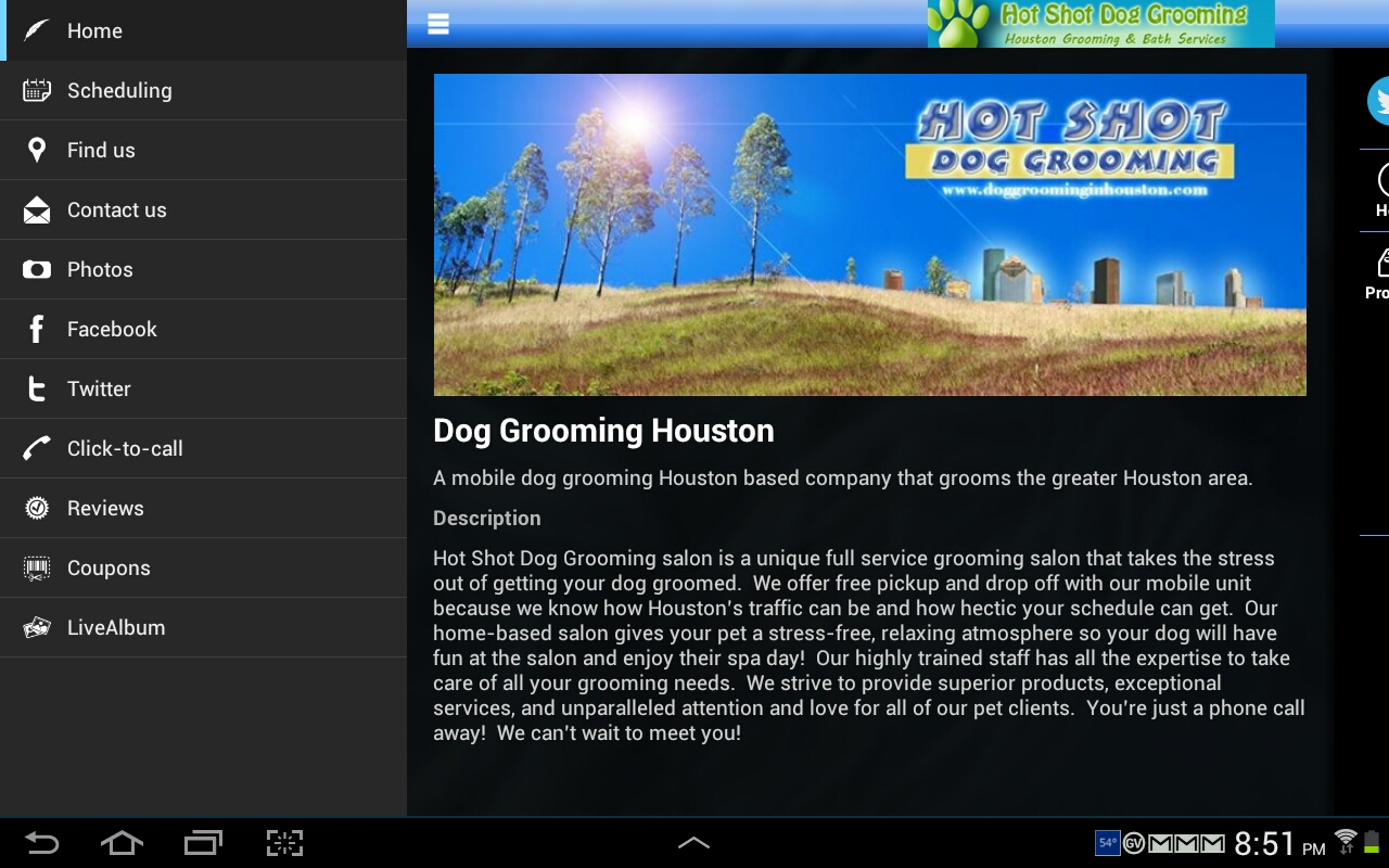 Hot Shot Dog Grooming App on Amazon Appstore
