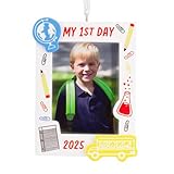 Hallmark My First Day School 2025 Photo Frame Christmas Ornament