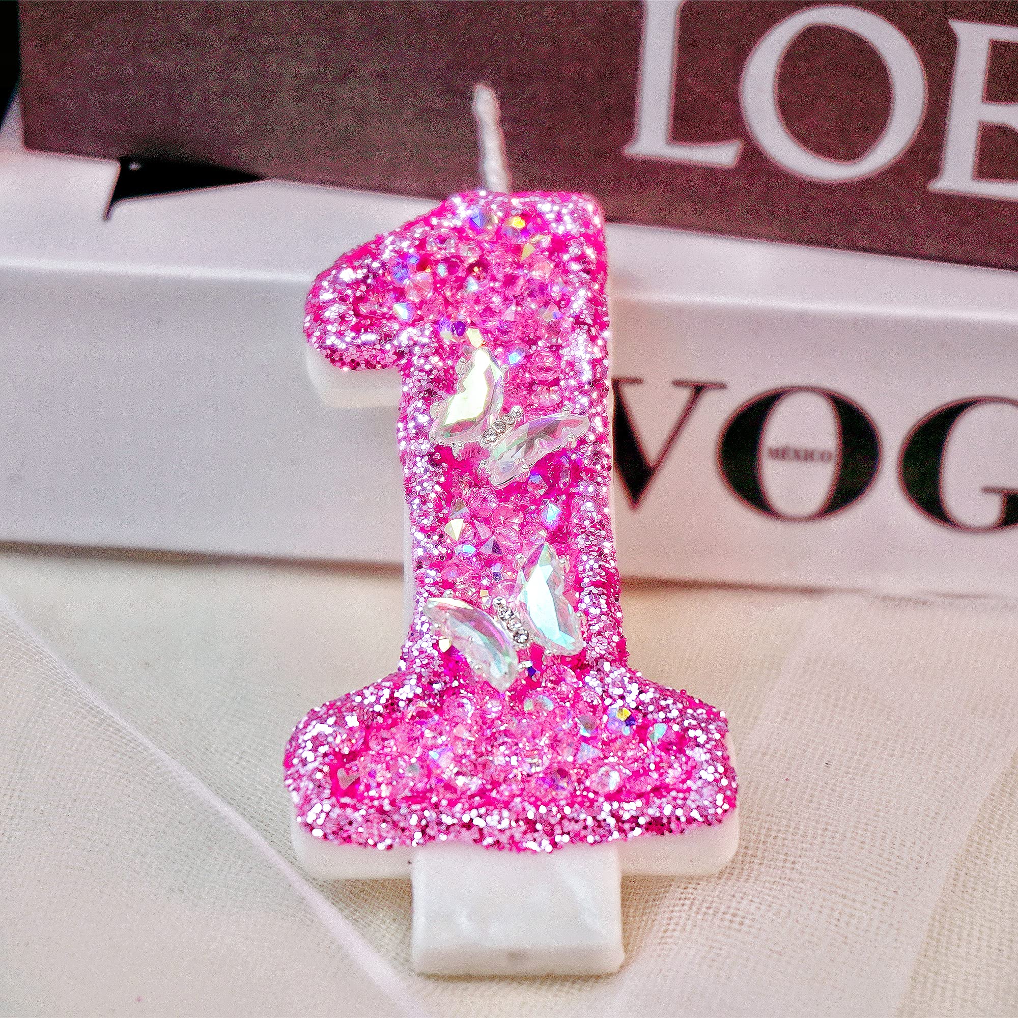 Saododku 0123456789 Velas De Cupleaños Para Tartas De Prier Cupleaños Con Bengalas, Velas