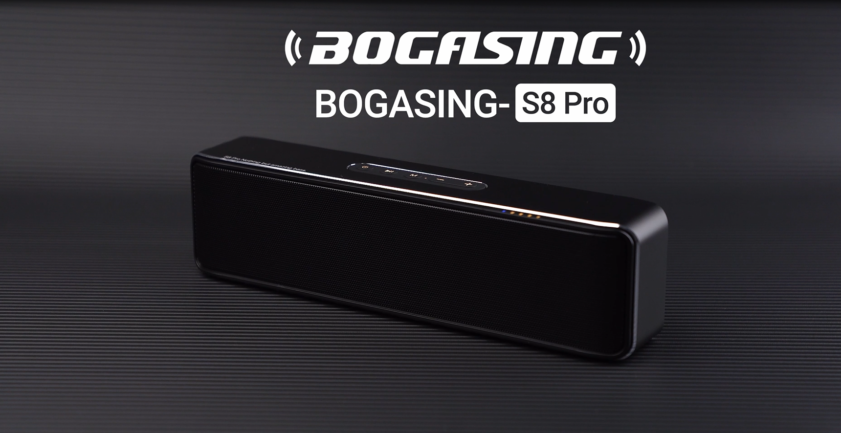 BOGASING S8 Pro Bluetooth Speaker, Portable Wireless