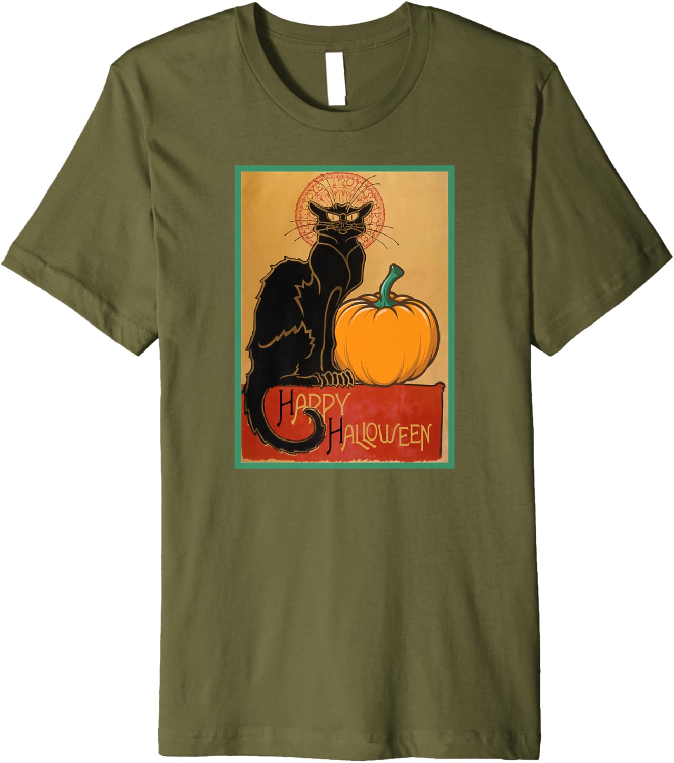 Amazon Com Black Cat Chat Noir Happy Halloween Art Nouveau Premium T Shirt Clothing Amazon Com Black Cat Chat Noir Happy Halloween Art Nouveau Premium T Shirt Clothing