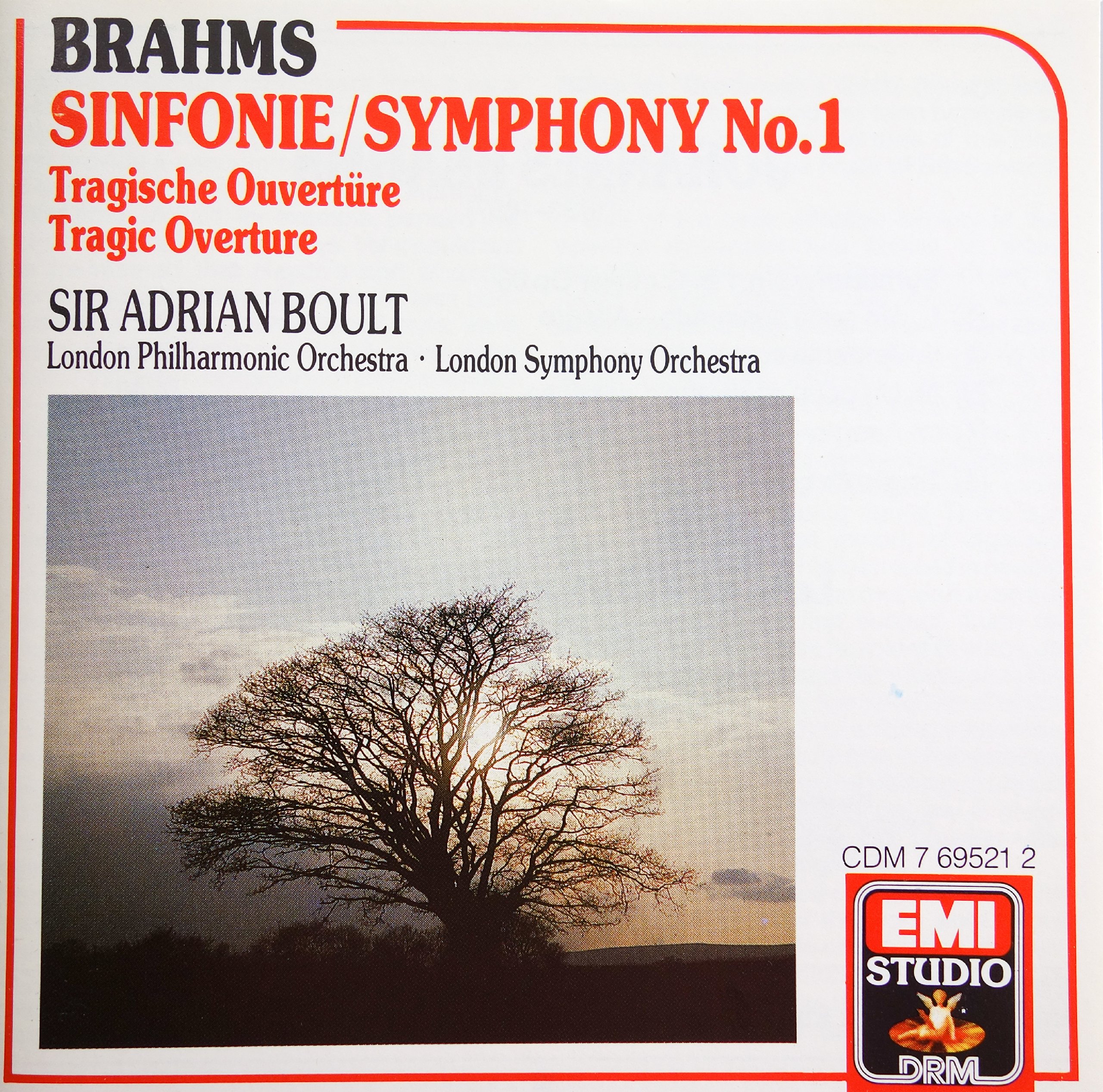 Brahms:Sym. 1 [Audio CD]