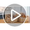 FairyHaus Wicker Baskets 2 Pack, Natural Large Wicker Baskets for Storage, Nesting Hand-woven Water Hyacinth Wicker Baskets for Organizing with Built-in Handles, 9"L x 11"W x 7"H - Image 8