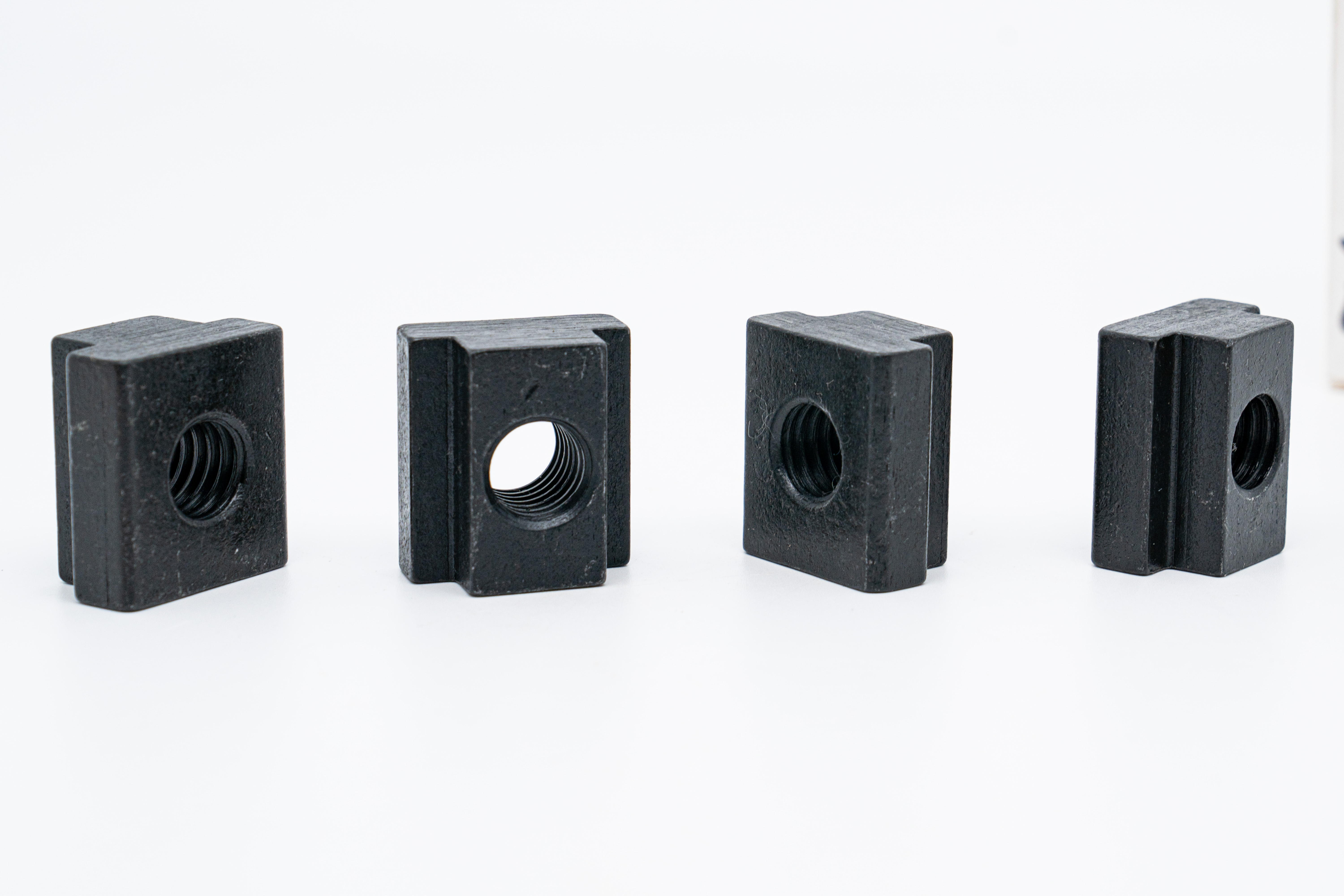 LLDSIMEX 4PC Set T-Slot Nut Black Oxide Finish 1/2-13 Threads