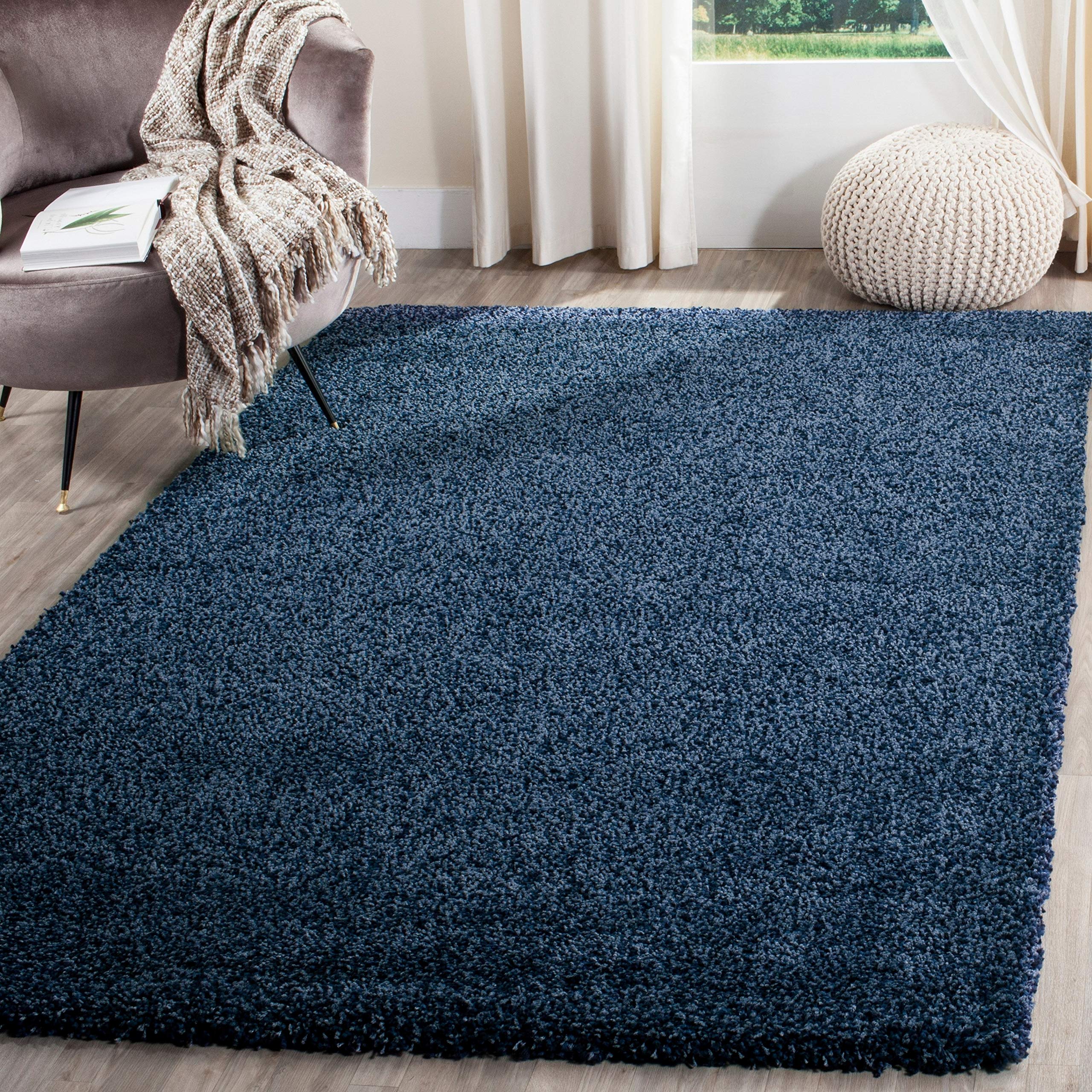 Microfiber Shag Rugs - Beige & Ivory -32