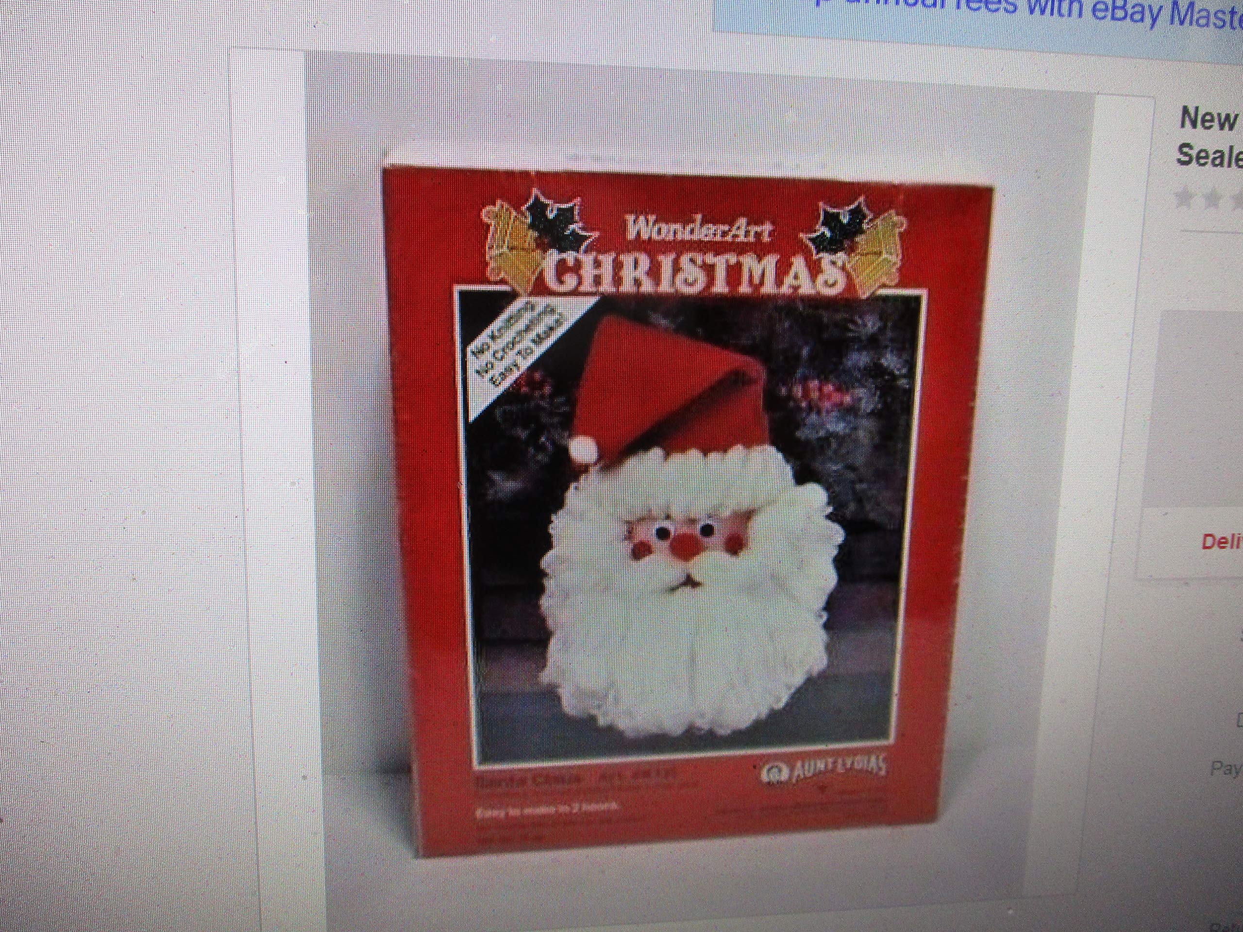 Amazon.com: AUNT LYDIA'S WonderArt Christmas Santa Claus Art