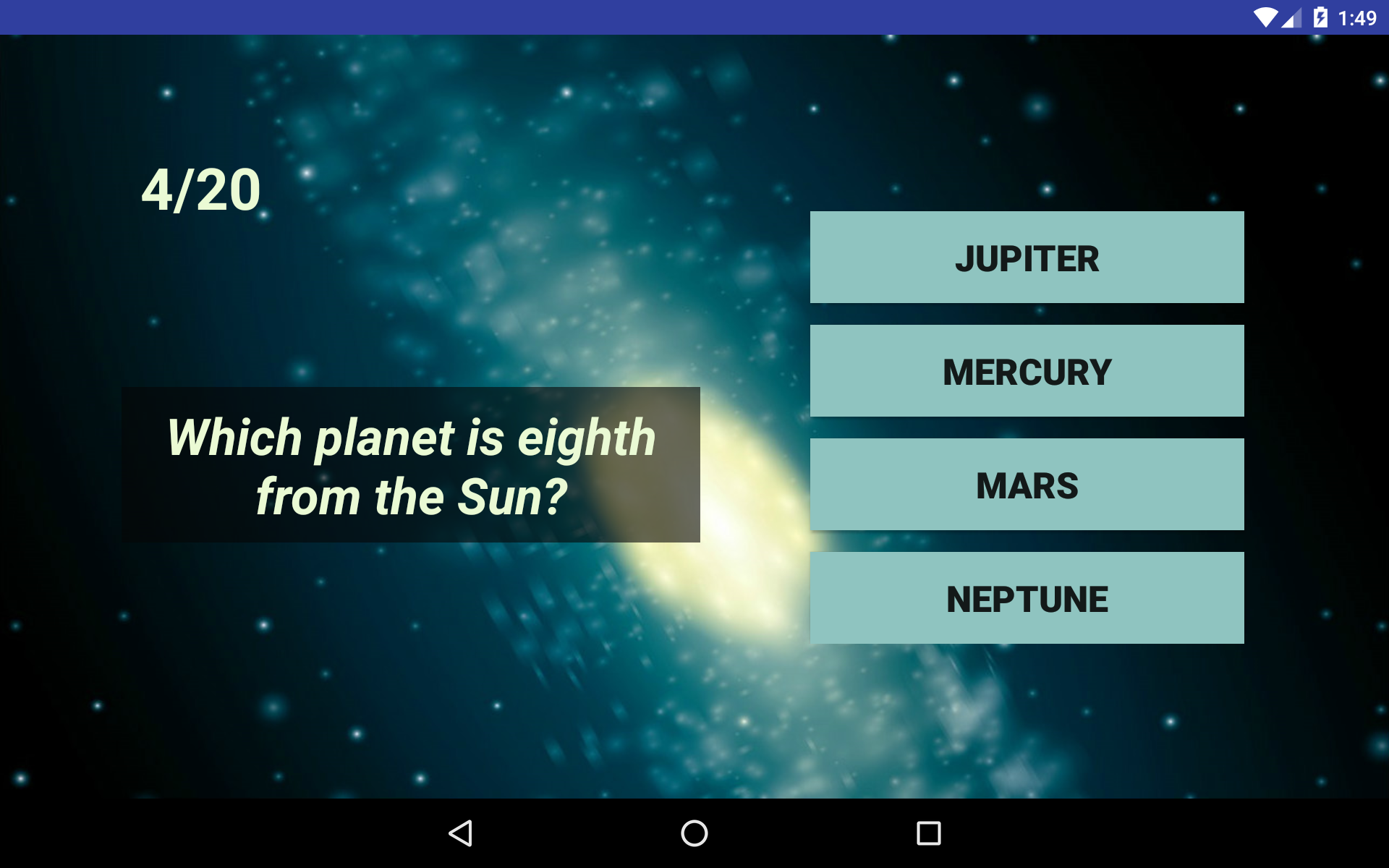 Our Solar System App on Amazon Appstore