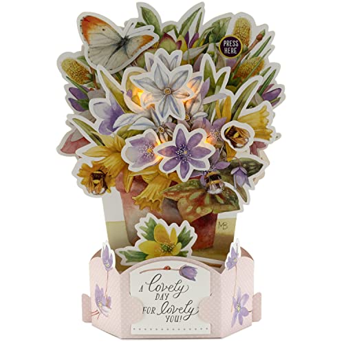 Hallmark Paper Wonder Mothers Day Pop Up Card With Music (Marjolein Bastin Bouquet, Plays Just To See You Smile) #TOP1