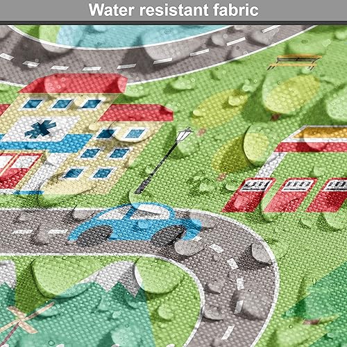 Miniatura 6 de Ambesonne - Tela multicolor impresa digital por The Yard