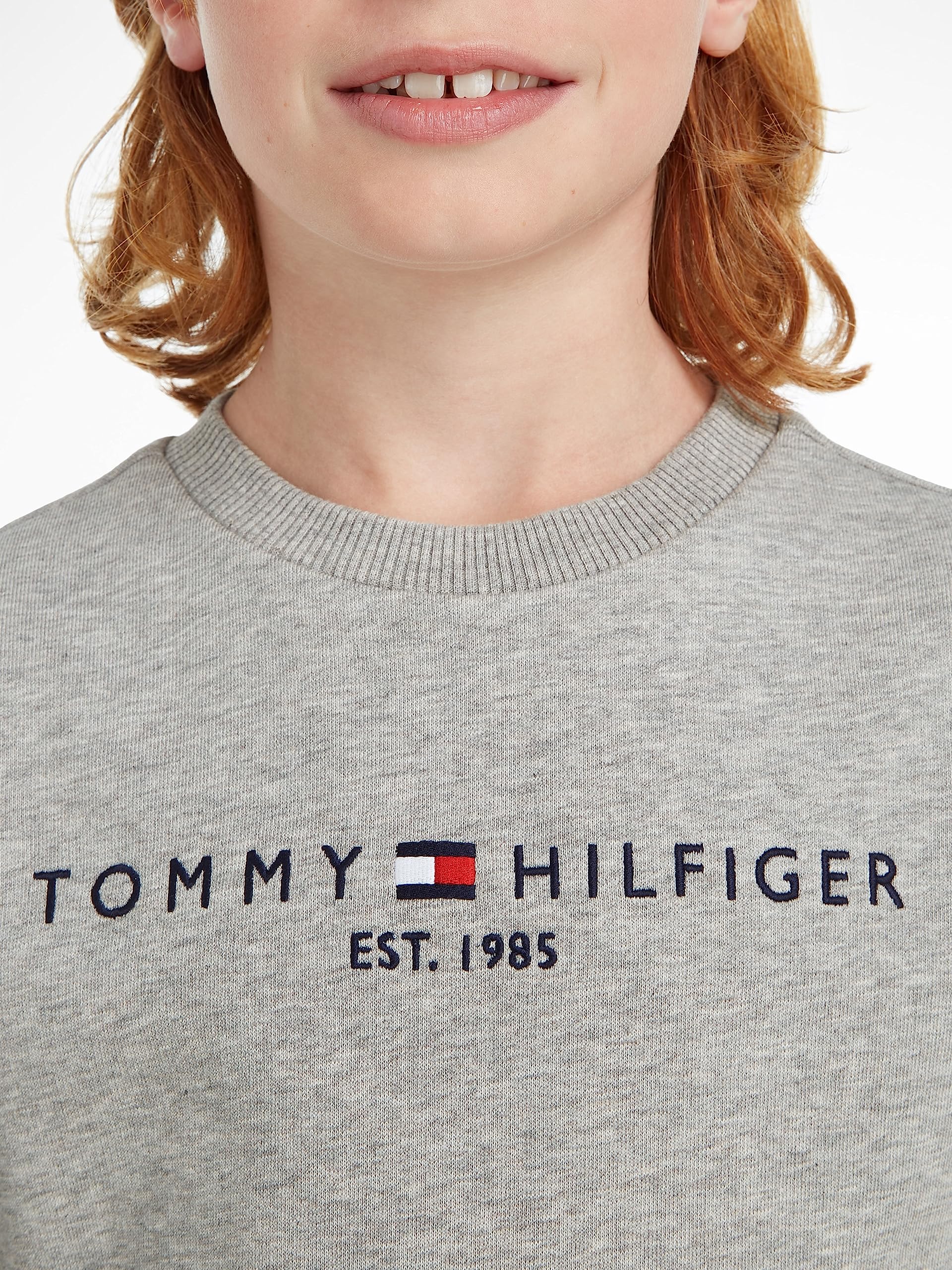 Tommy Hilfiger Kinder Unisex Sweatshirt Essential ohne Kapuze