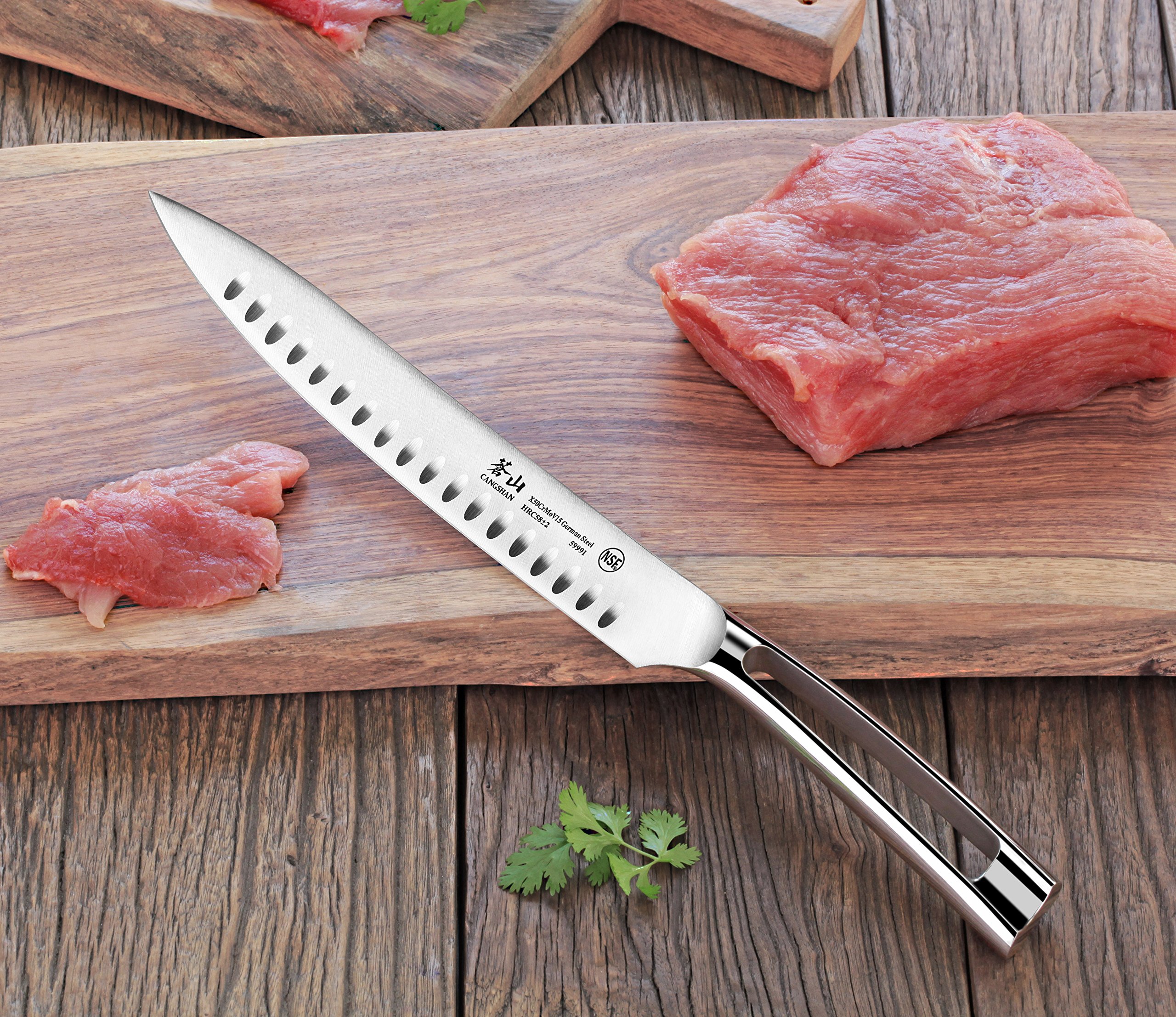 Cangshan N1 Series German Steel Forged Carving Knife, 9-Inch Blade — Amazon image 4