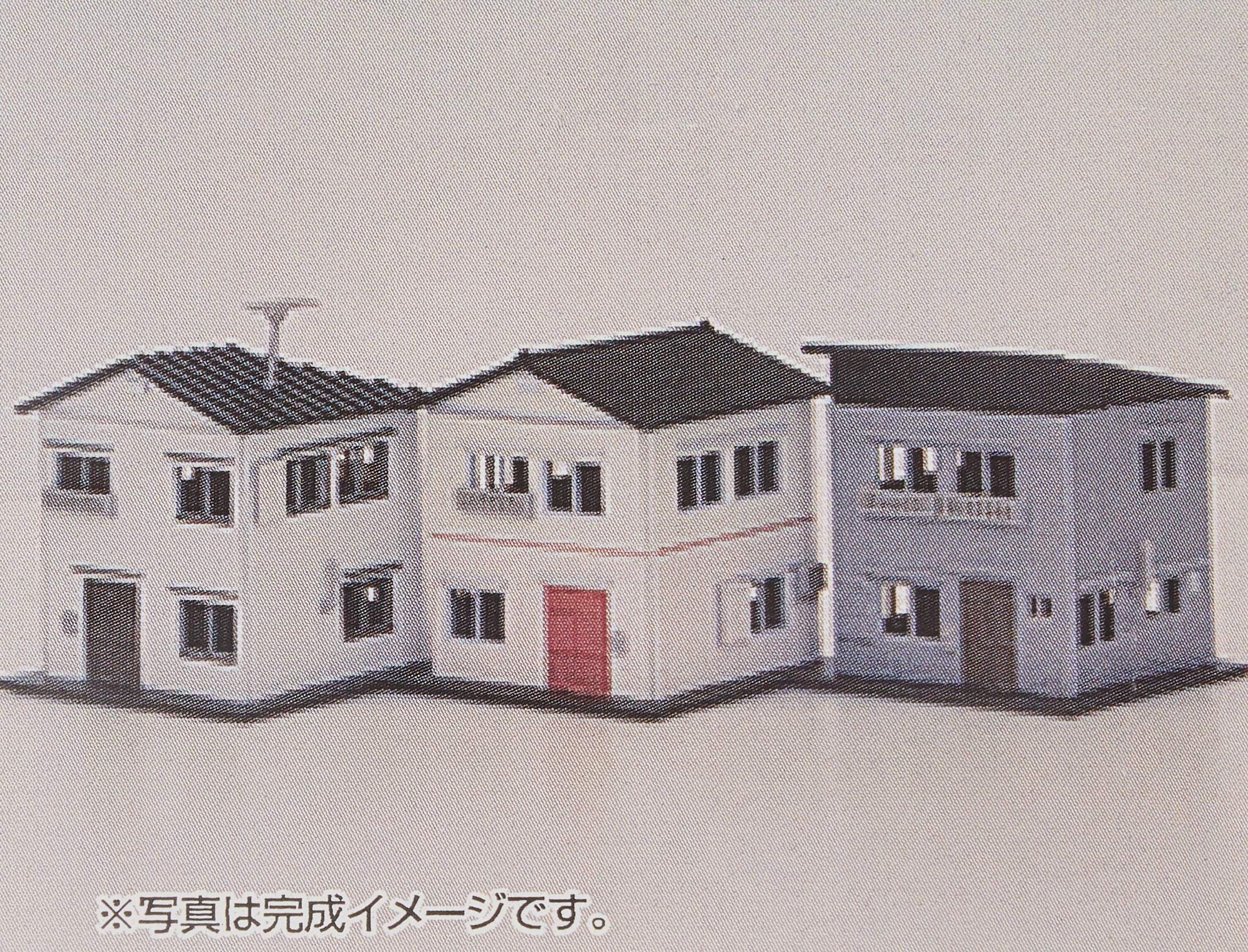 Amazon | グリーンマックス Nゲージ 着色済み 住宅セットA 3棟入り