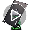 Image of Premium Bottle Openers (Set of 2), Stainless Steel Bottle Opener for Beer Wallet Size Bottle Openers Ace of Spade Bottle Cap Opener Black