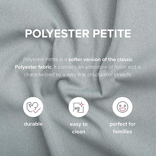 Miniatura 4 de MASTERS OF COVERS Ektorp - Sofá biplaza (2 asientos) con funda de diván de repuesto Cutomoized para IKEA Ektorp modular de 3 asientos, funda de