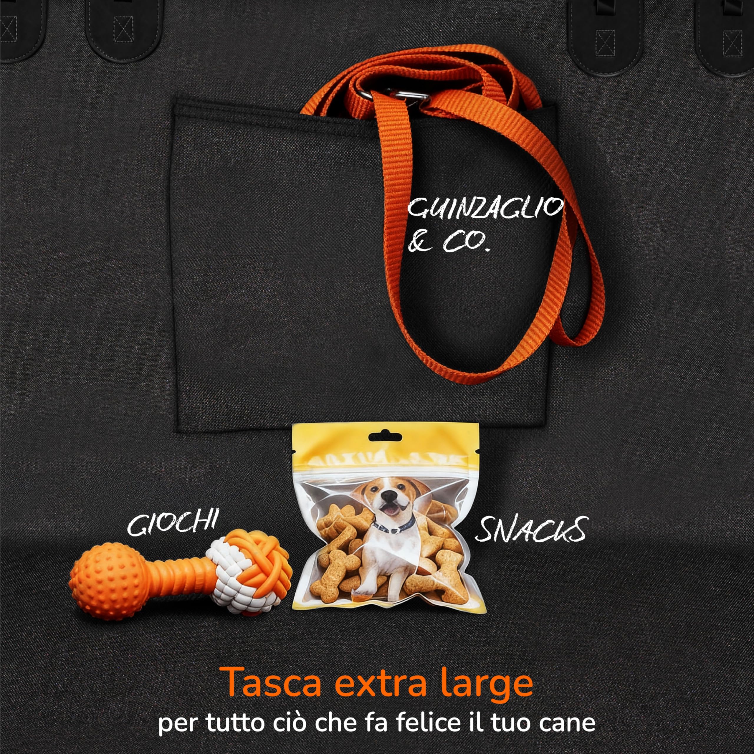 Upgrade4cars Telo Bagagliaio Auto per Cani Universale Impermeabile e Antiscivolo con Protezione Laterale e Paraurti Durevole Accessori Cane
