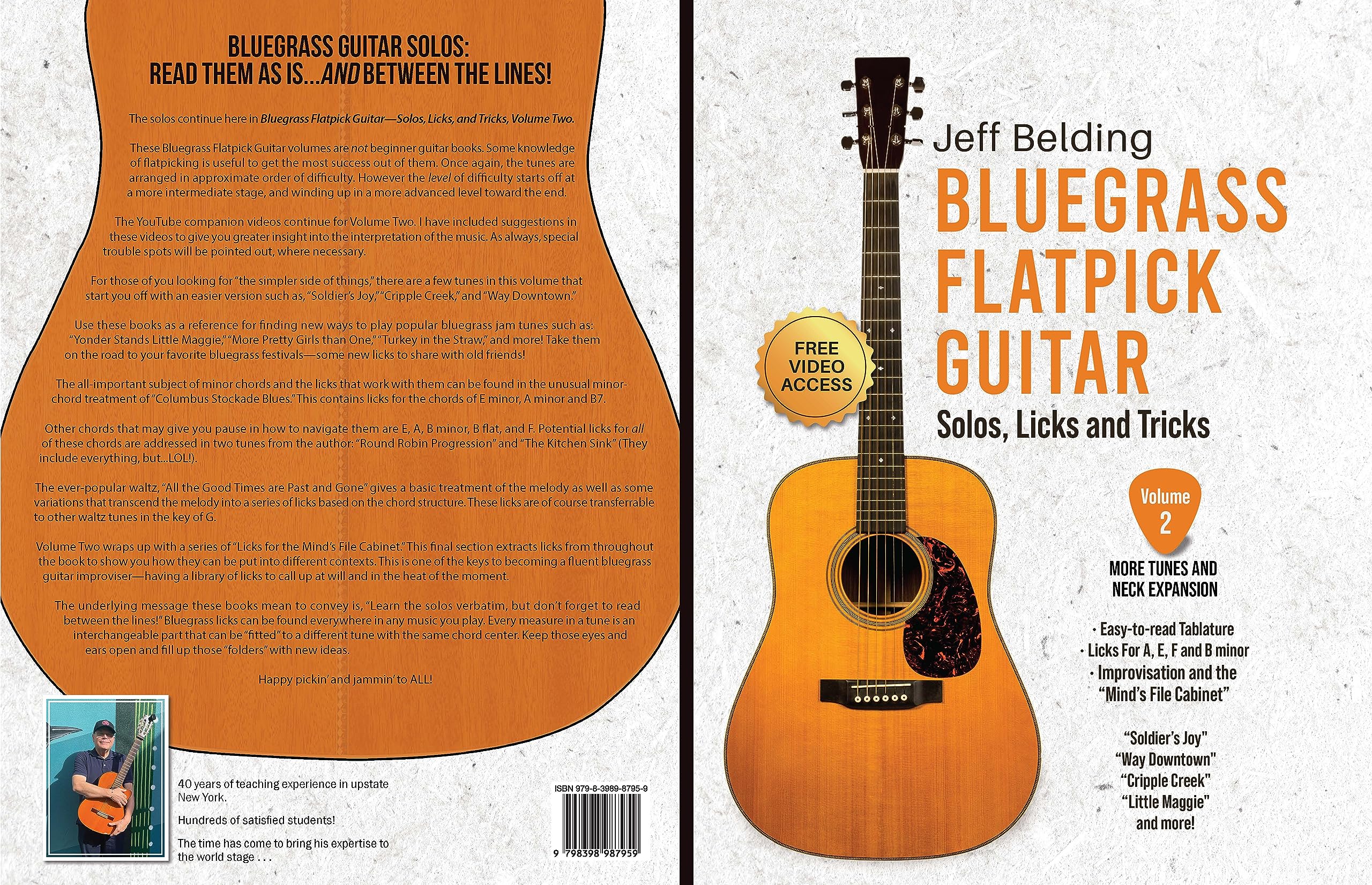 Bluegrass Flatpick Guitar—Solos, Licks and Tricks Volume 2: More Tunes and Neck Exploration (Bluegrass Flatpick Guitar—Solos, Licks, and Tricks)