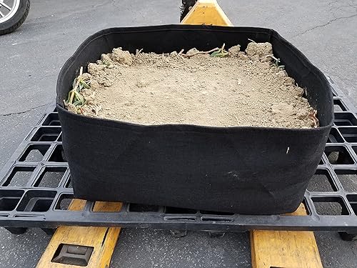 Cama de cultivo de tela de aireación de 3 pies x 3 pies, cama de jardín elevada, bolsa de cultivo cuadradarectangular, maceta elevada y contenedor