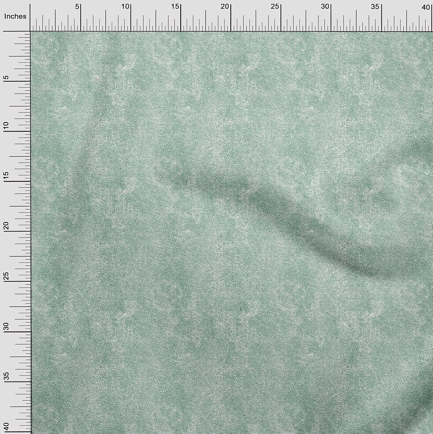 oneOone Viscose Chiffon Sea Green Fabric Texture Quilting Supplies Print Sewing Fabric By The Yard 42 Inch Wide-2549