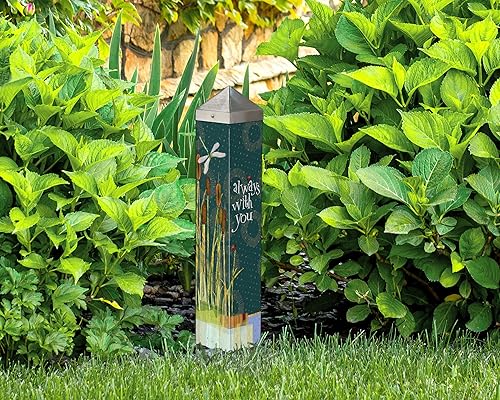 Miniatura 3 de Studio M Always with You Art Pole Memorial Bereavement - Poste decorativo para jardín al aire libre, fabricado en Estados Unidos, 20 pulgadas de