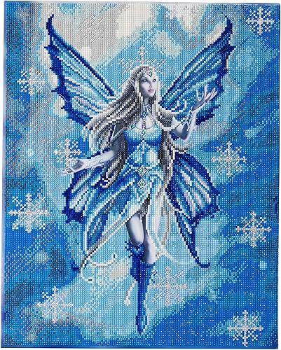 Snow Fairy by Anne Stokes Crystal Art Kit de manualidades de tamaño completo para manualidades, pintura de diamante 5D, arte de pared sobre lienzo,