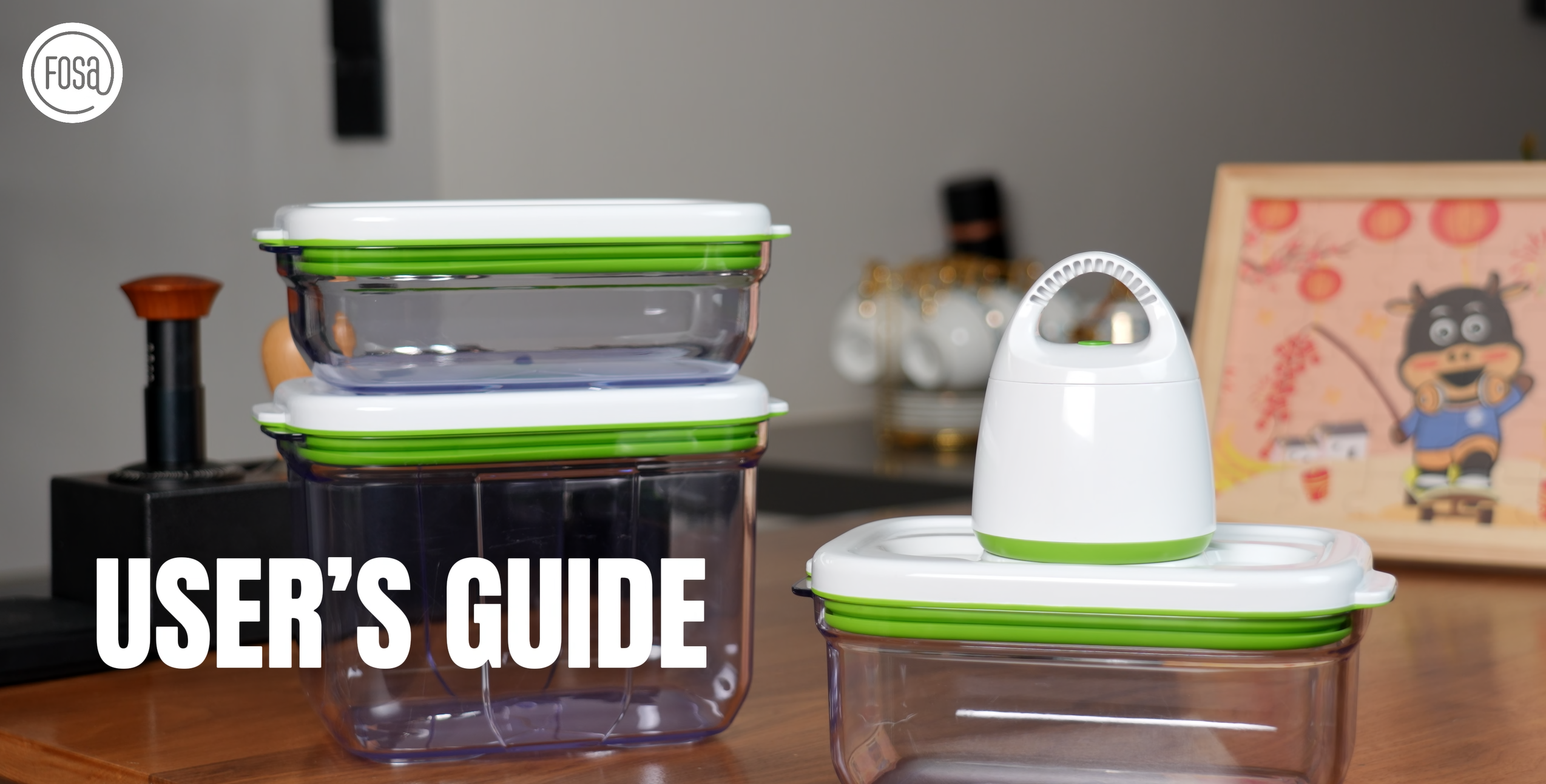 Amazon.com: FOSA Vacuum Seal Containers (3-Pack, 34oz) – Airtight