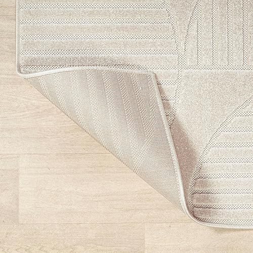 Miniatura 7 de JONATHAN Y SCN104B-8 Nordby - Alfombra de área con arco geométrico alto y bajo, a rayas, para interiores y exteriores, moderna, contemporánea,