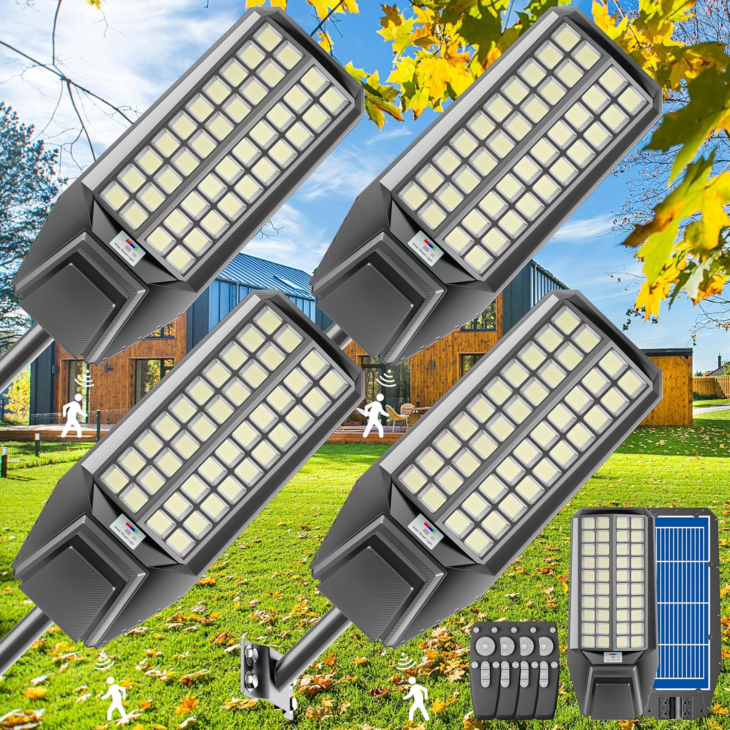 Surprising Brightness: 300K Lumens Solar Light for Commercial Parking Lots