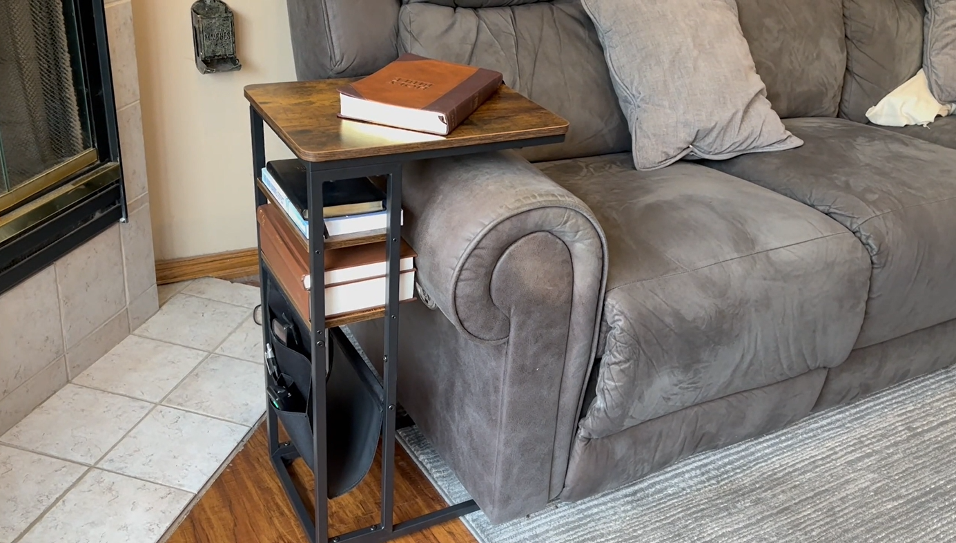 Amazon.com: ZEXVIDA C Shaped End Table 28