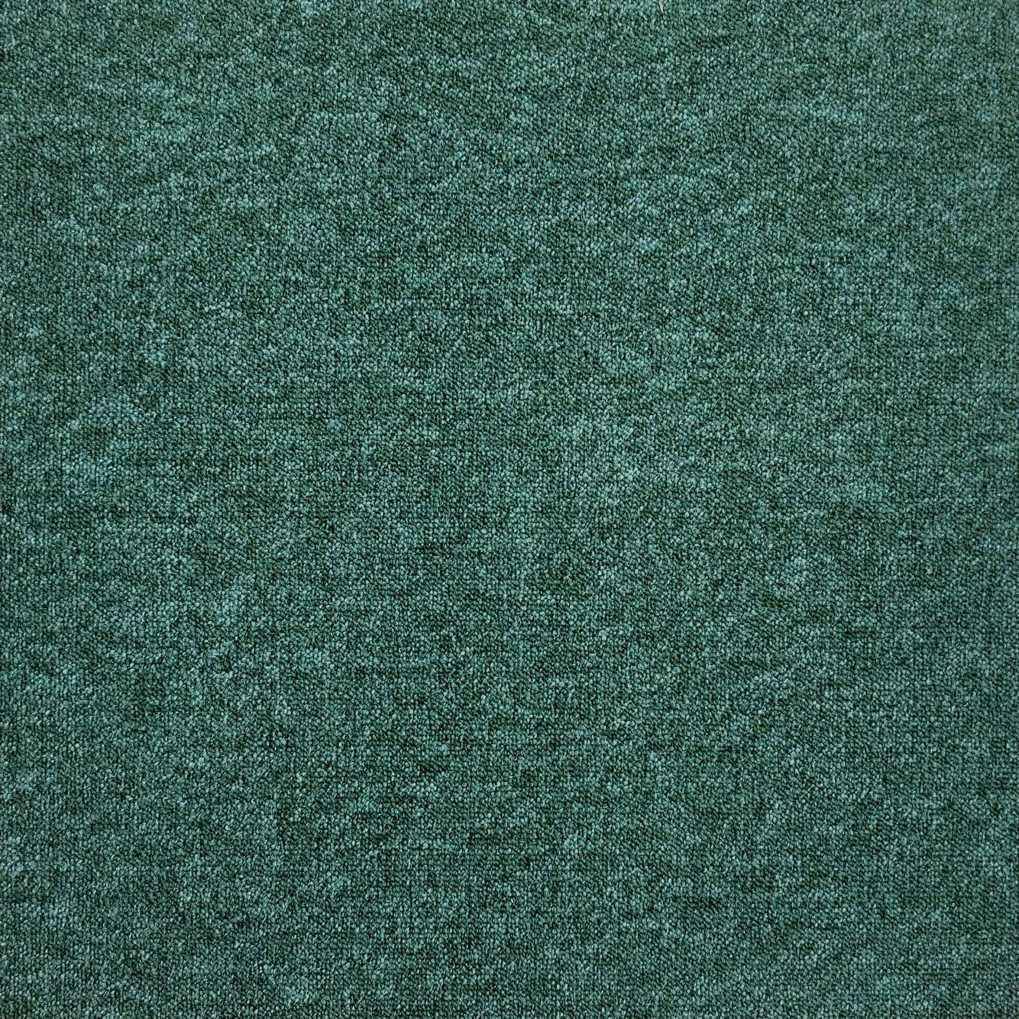 Steffensmeier Teppichfliese Chicago Paket | 5m² (20 Stück) | Büro | selbstlegend | Schlinge | Grün, Größe: 50x50cm