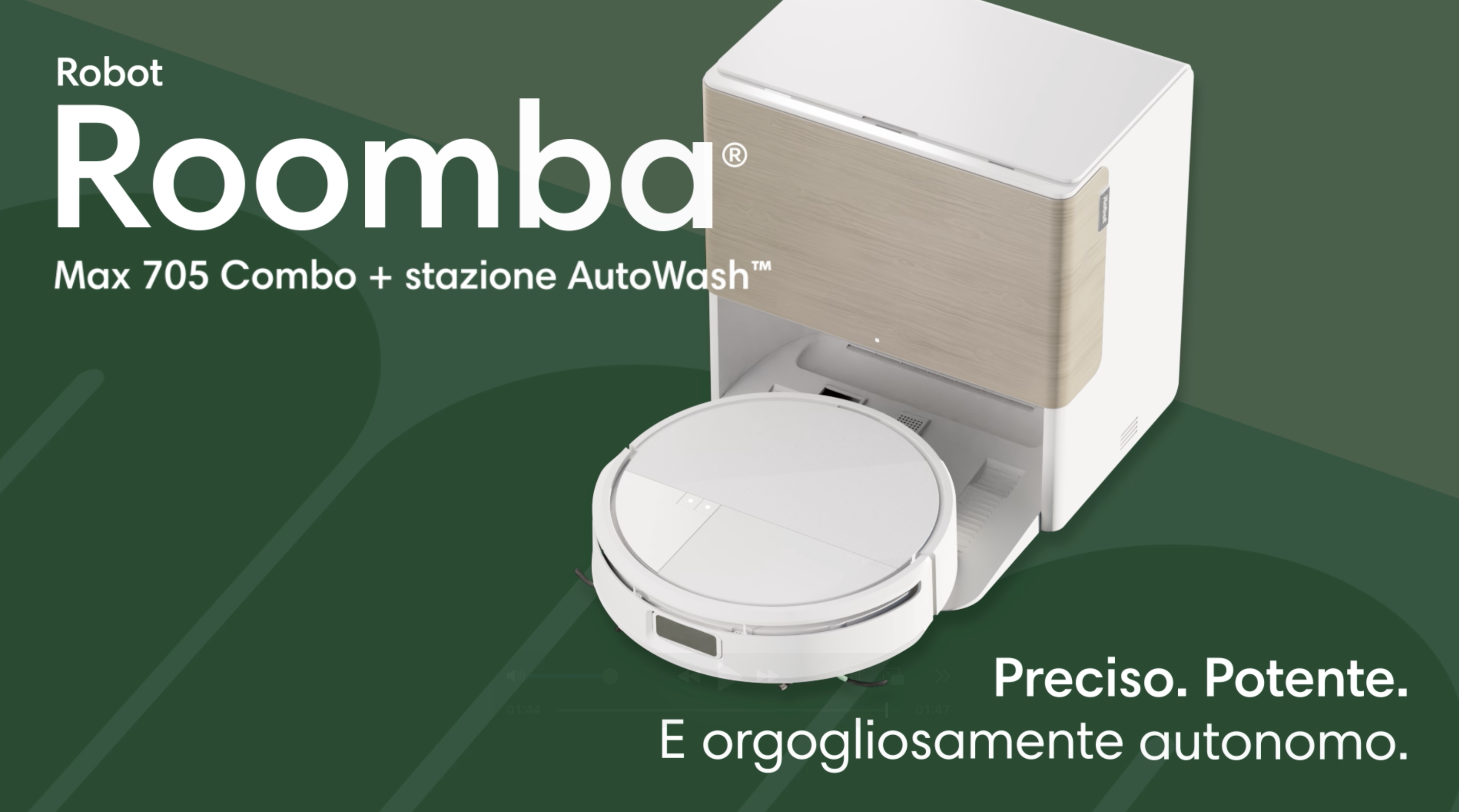iRobot Roomba Max 705 Combo, robot aspirapolvere lavapavimenti