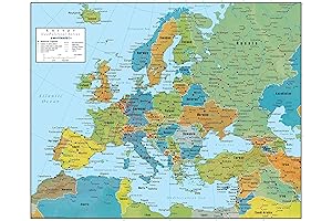 Swiftmaps Laminated Political Map of Switzerland