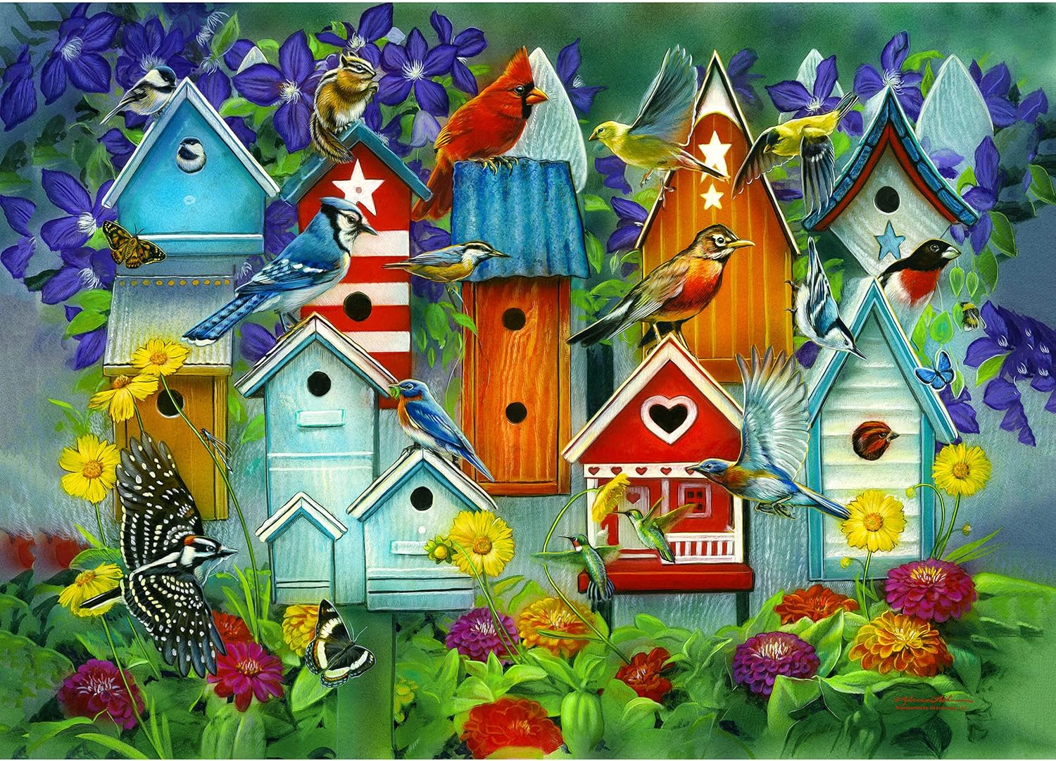 Jigsaw Puzzle 1000 Pieces by Rivers Edge Products in Tin