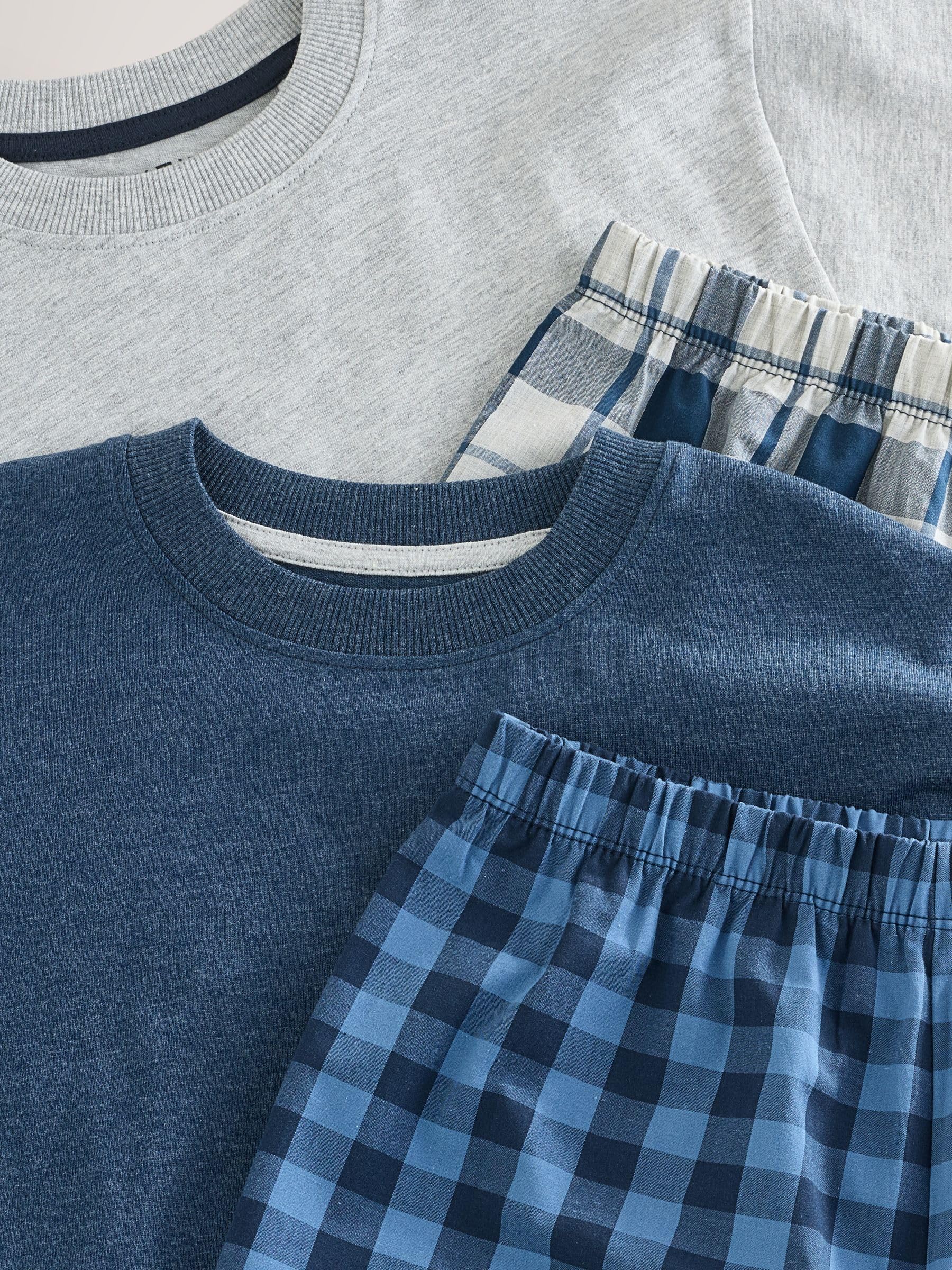 NEXT Jungen Karierte Pyjamas, 2er Pack