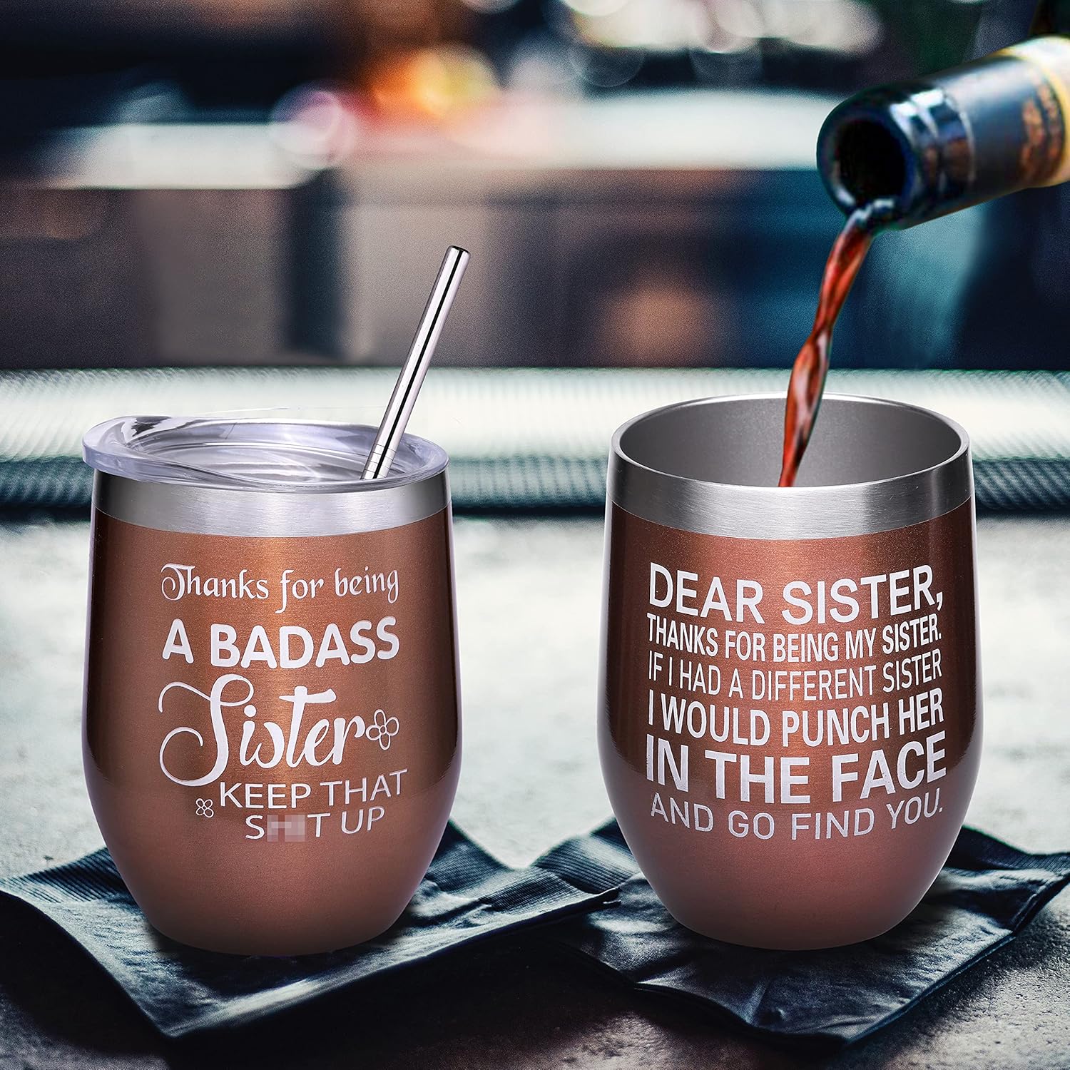 Birthday Gift for Sisters, Friends, and Women - Sister Gifts for Mothers Day, Thanksgiving, Christmas and Graduation, Mothers Day Gifts for Sister, Necklace and Bracelet Set - Image 4