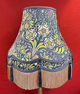 William Morris Blue Floral gallery Fabric Lampshade Available In 8 Sizes