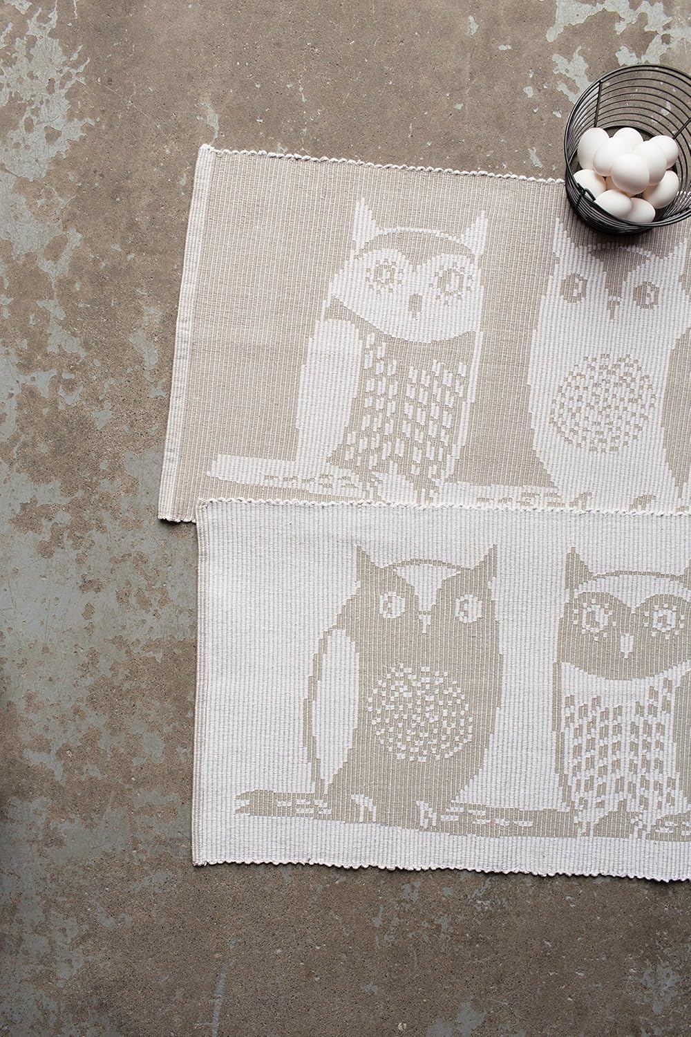 Now Designs 20x34 inch Jacquard Floor Mat, Hoos There