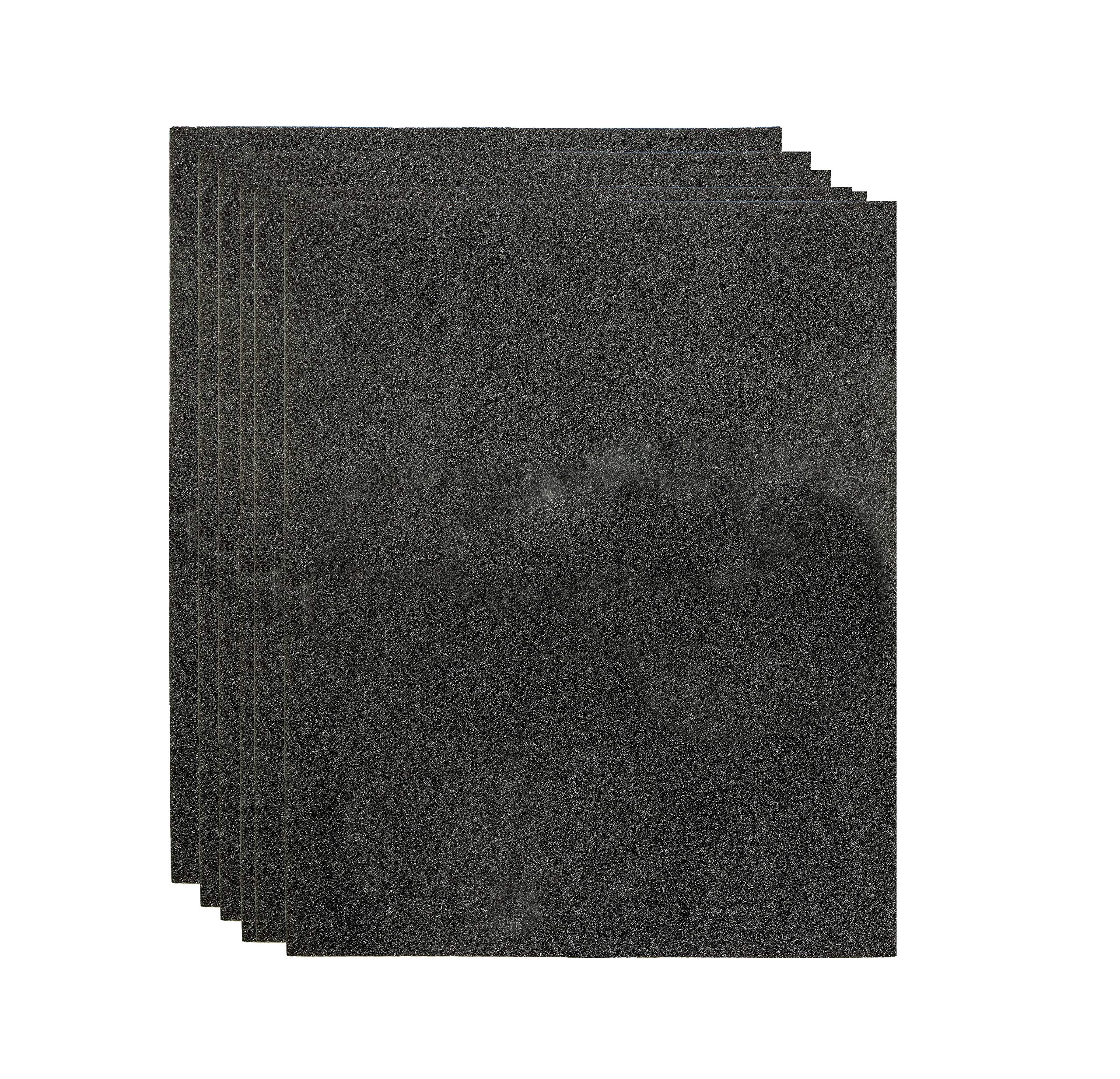 Cut-to-Fit Universal Carbon Replacements Compatible with Hunter F1700 Viro-Silver and 30601 Pre-Filter Sheet 20"x24" by LifeSupplyUSA (6-Pack)