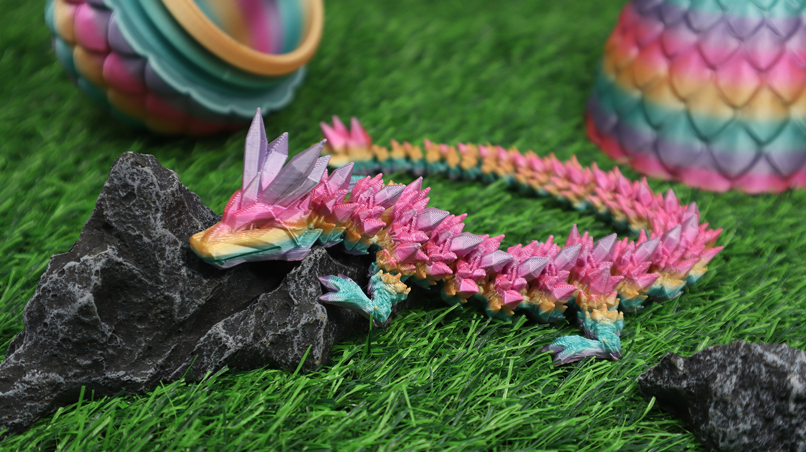 Jouet Fidget Œuf Dragon 3D Avec Dragon Articulé - Jouet Anti-Stress Et Décoration Fantasy - Cadeau Créatif Oeufs De Dragons