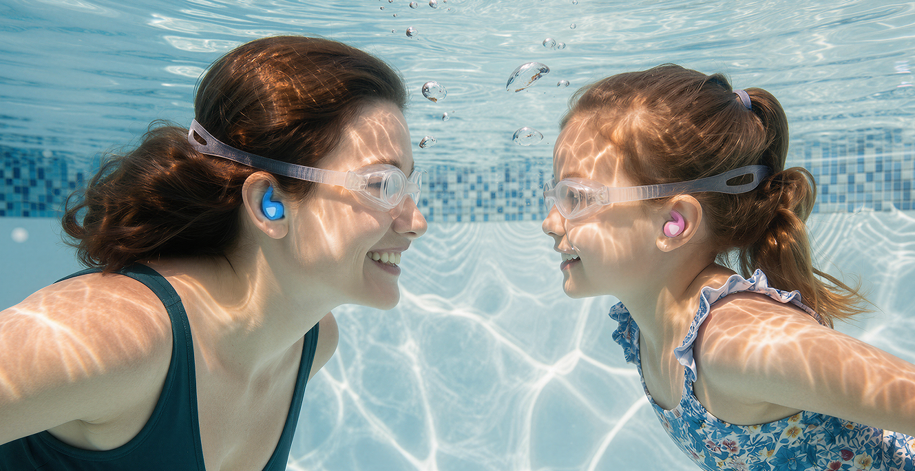 Bouchons Oreilles Natation Tadipri – Silicone Souple, étanche, Triple Filtre, Réutilisables