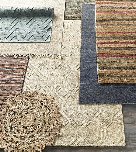 Miniatura 2 de Mark&amp;Day - Alfombras de área de 2 x 3 pies, color gris de fibra natural, alfombra gris para sala de estar, dormitorio o cocina (2 x 3 pies)