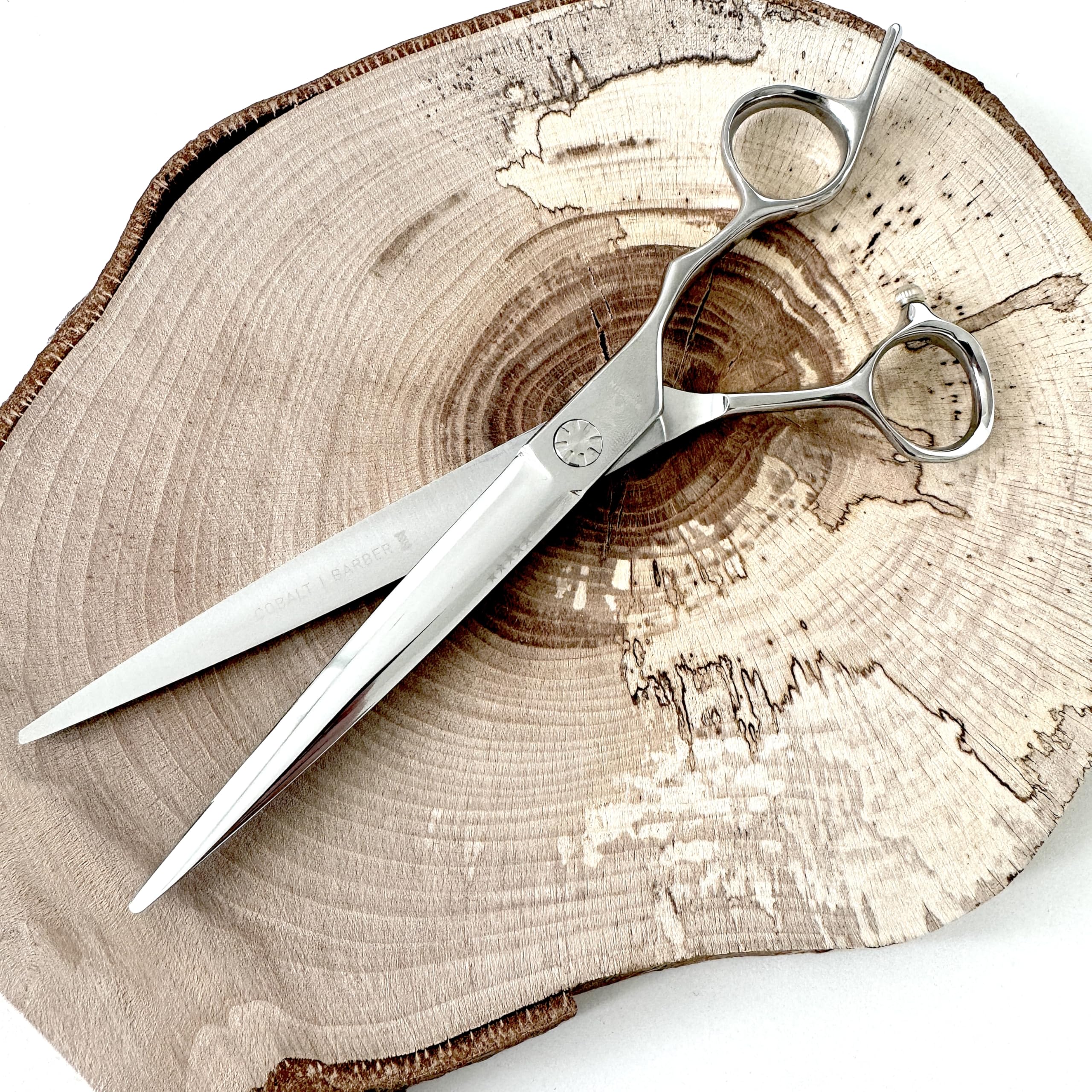 Shogun Master Barber Japanese VG10 Cobalt Steel Barber Scissors, Professional Barber Salon Shear for Hairdressers Barbers - Image 3