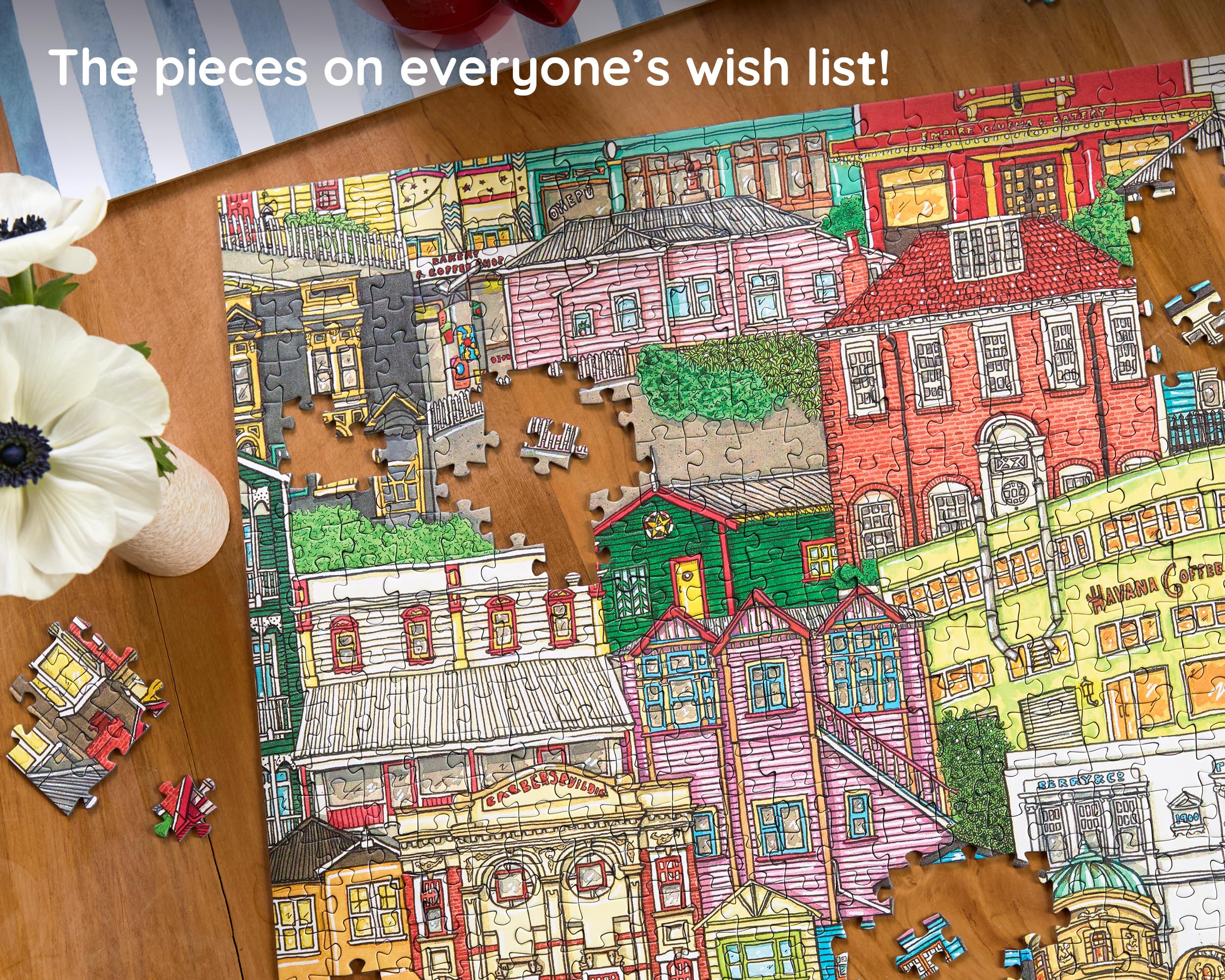PieceHouse Jigsaw Puzzle for Adults 1000 Pieces, 1000 pieces, 75 cm x 52 cm - Image 4