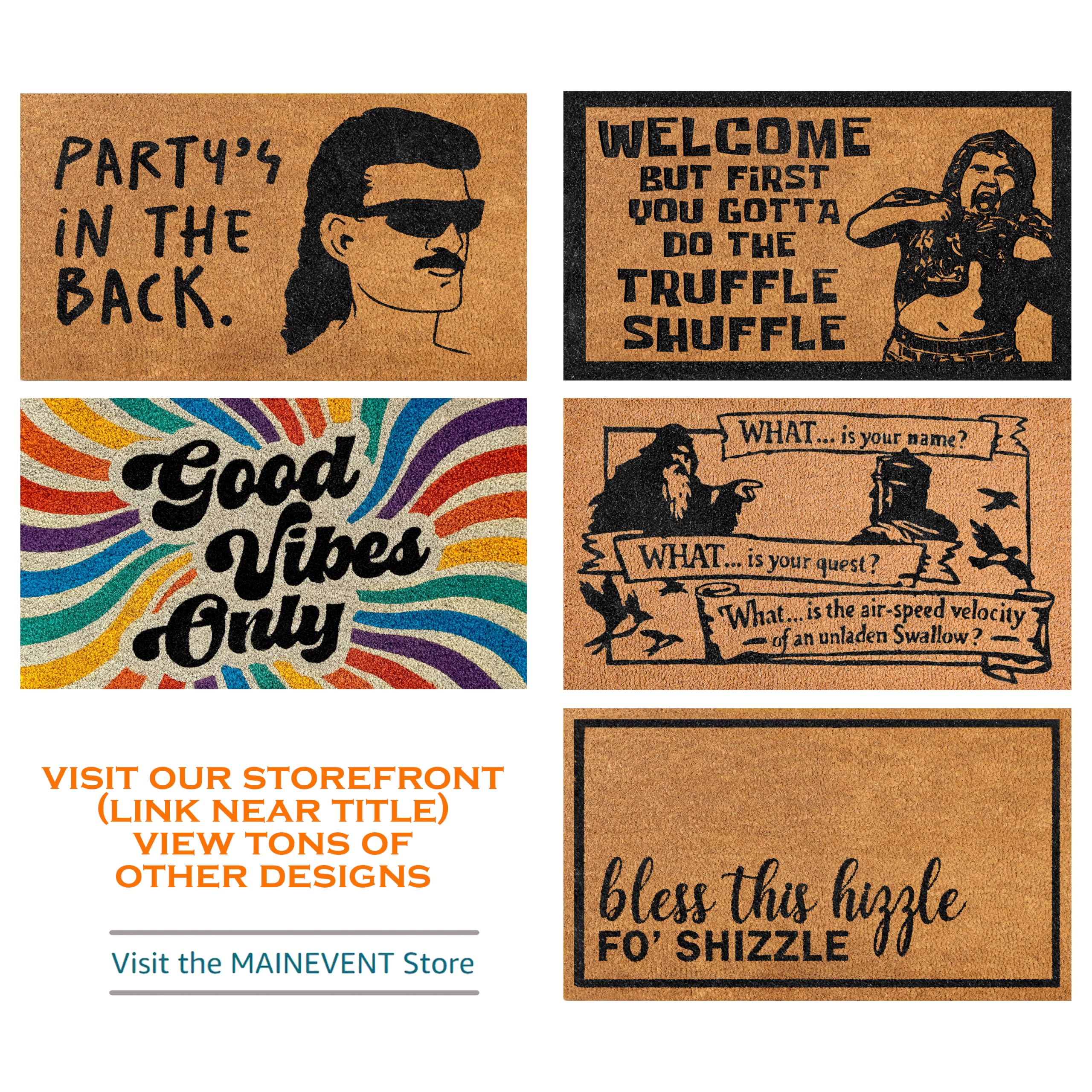 Bless This Hizzle Doormat - Funny Welcome Mat -5