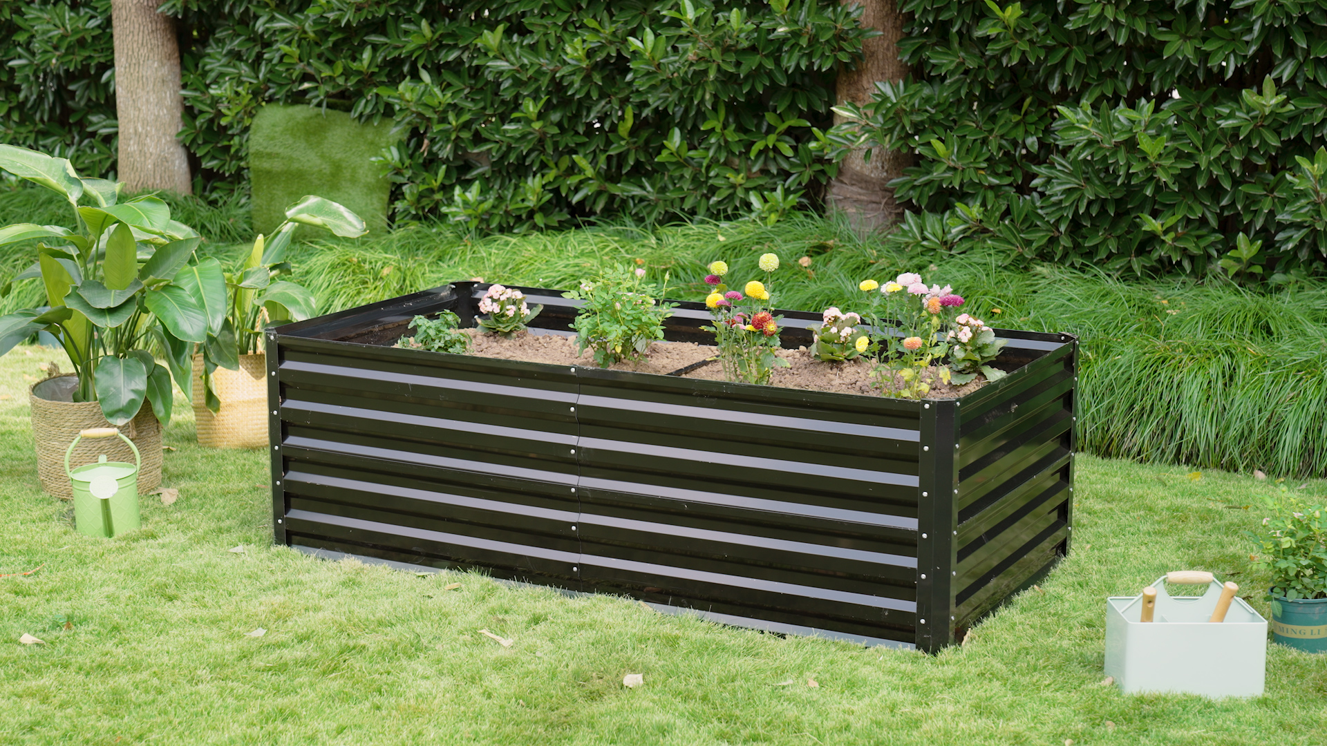 Amazon.com : YITAHOME 6x3x2ft Outdoor Raised Garden Bed Kit, Large