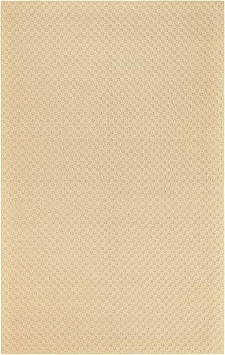 Garland Rug Town Square - Alfombra antideslizante para salas de estar y pasillos, color beige tostado de 9 x 12 pies, elegante y duradera para zonas