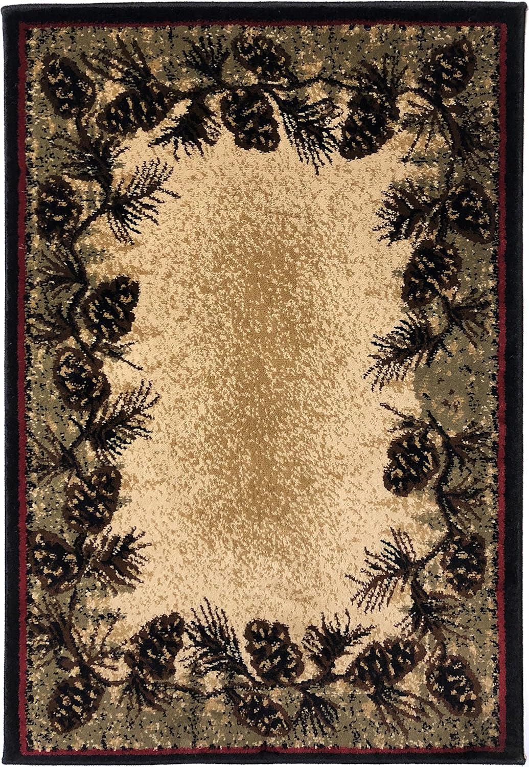 Mabyberry Rug AD3823 2X4 Mount Le Conte Multi Area Rug